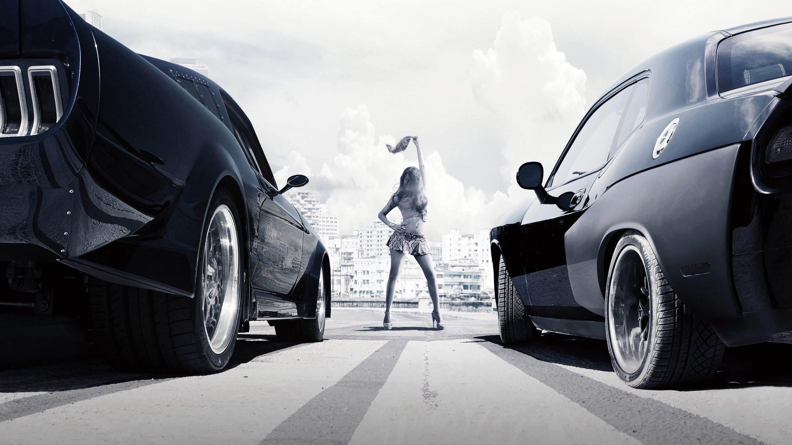 2K, best movies, racing cars, The Fate of the Furious, HD Wallpaper