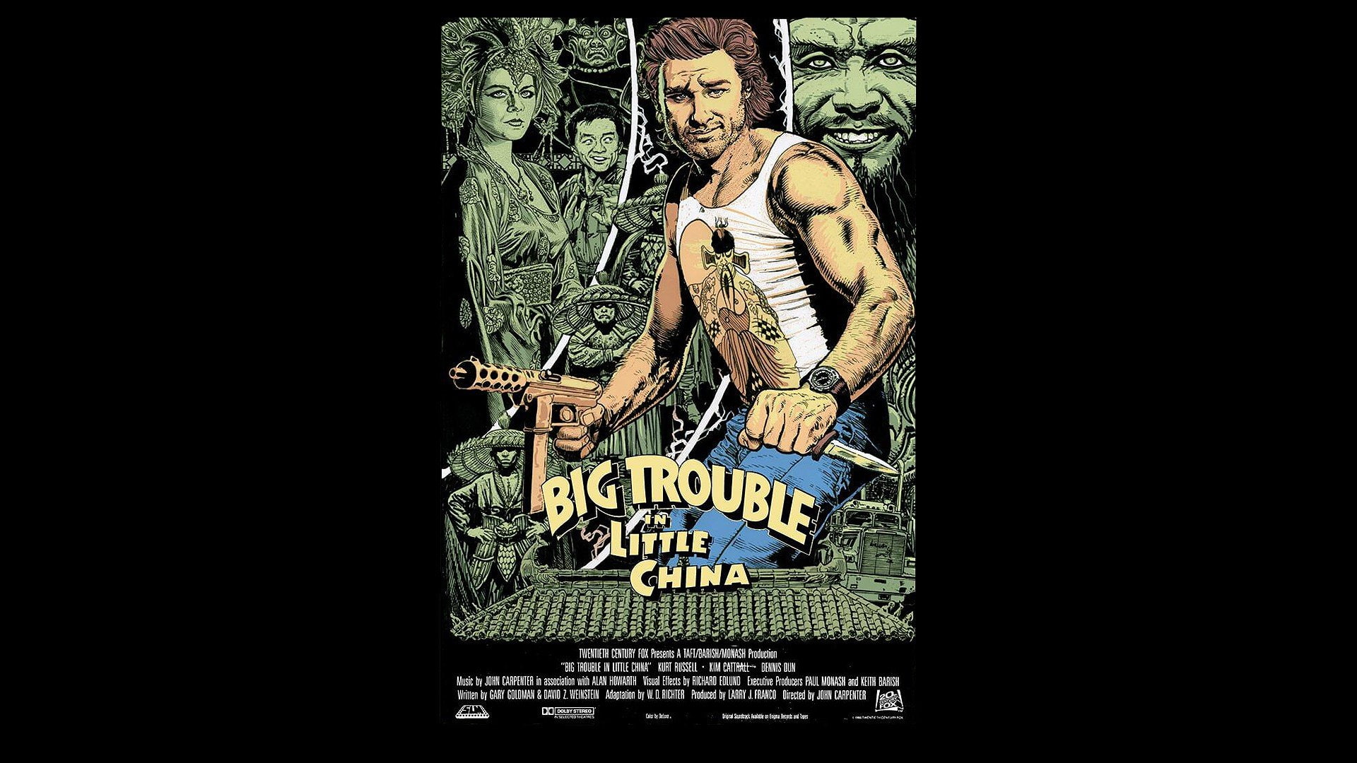 movies, kim, background, trouble, john, carpenter, 1080P, china, big, cattrall, kurt, russell, black, HD Wallpaper