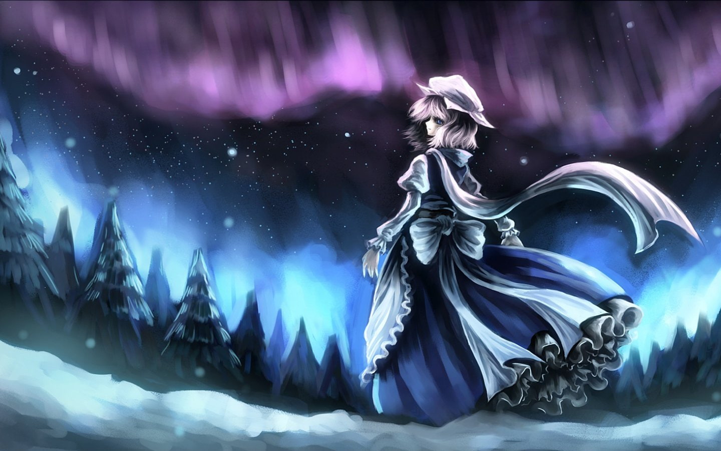 illustratohttp wallpapers wallbase cc manga anime , paseri, touhou, 720P, whiterock, letty, HD Wallpaper