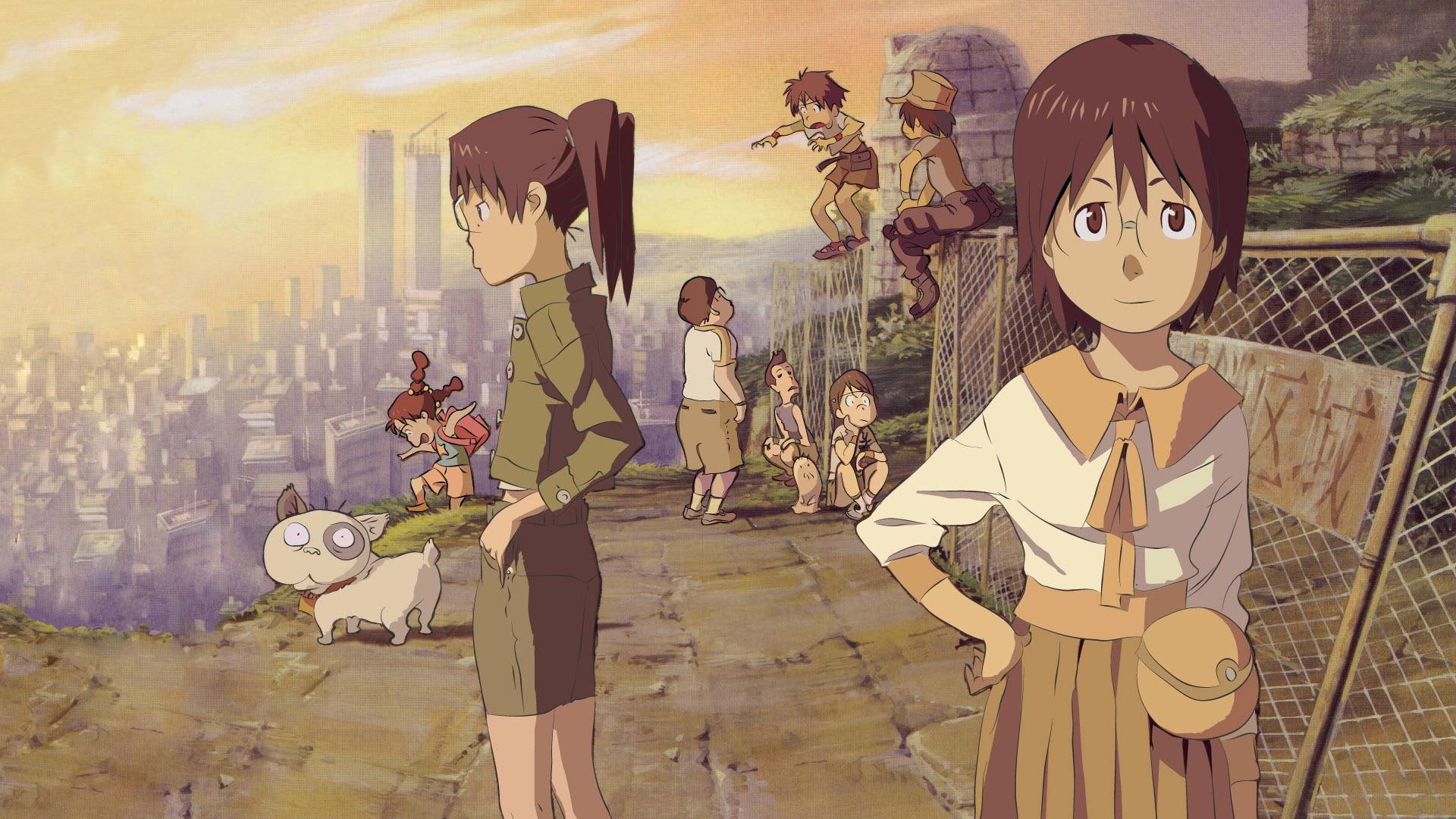 dennou coil, characters, 1920x1080, anime, coil, 1080P, dennou, HD Wallpaper