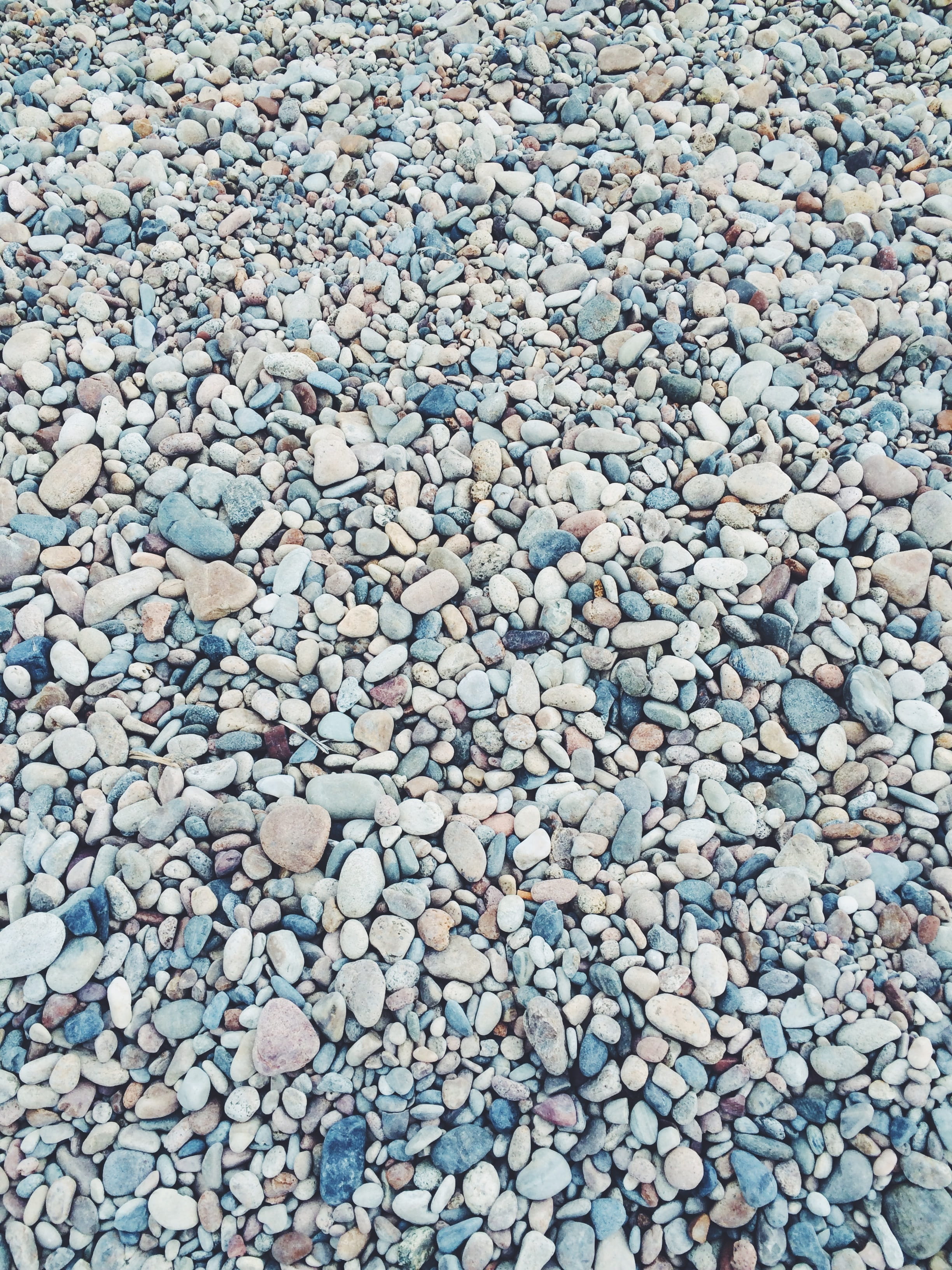 Round, backgrounds, stone Material, directly above, pebble beach, flint, abstract, nature, gray, ground, close-up, stone, rock, Stones, high angle view, Phone HD Wallpaper
