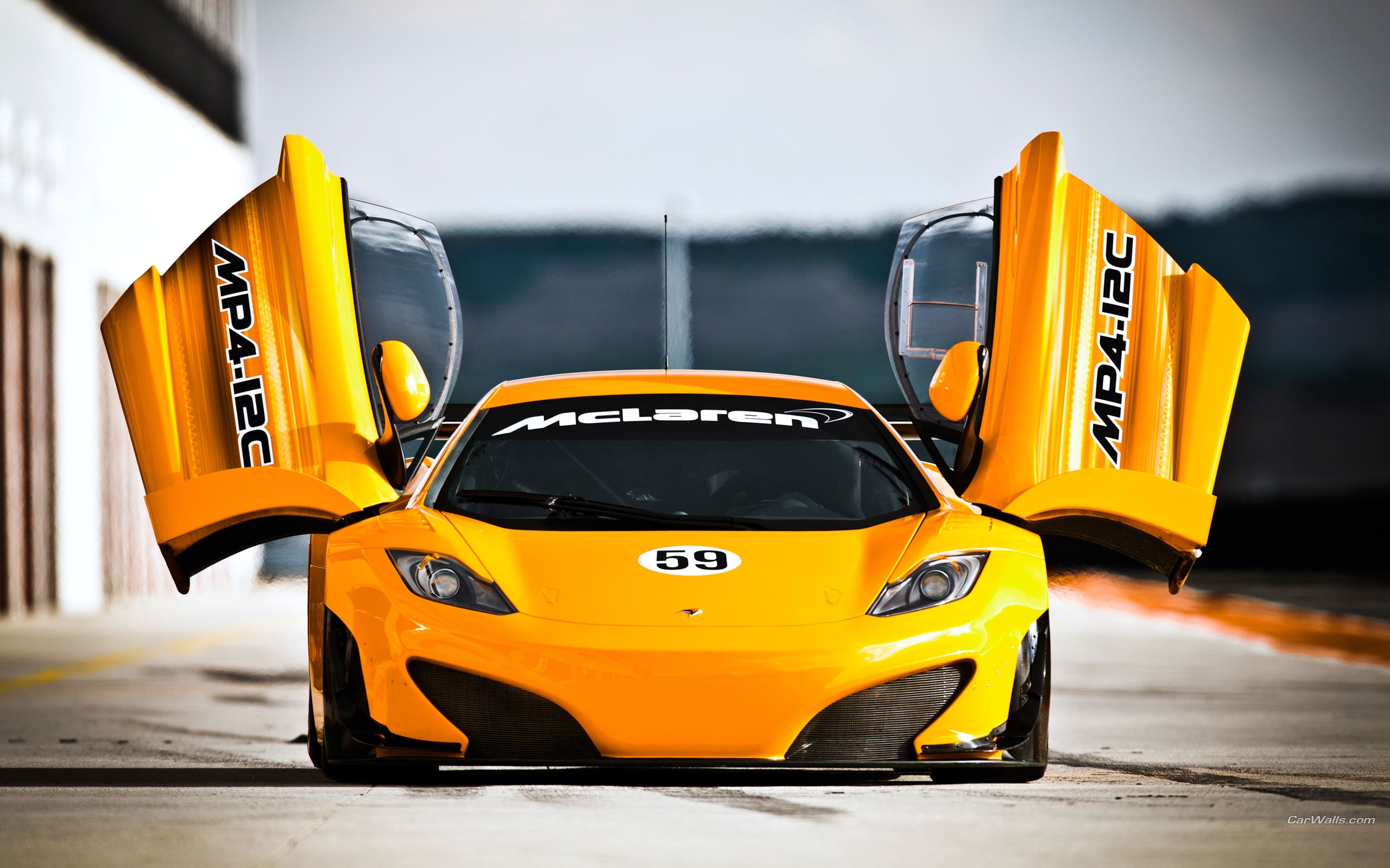 McLaren, c, mp, maclaren, 2K, yellow, HD Wallpaper