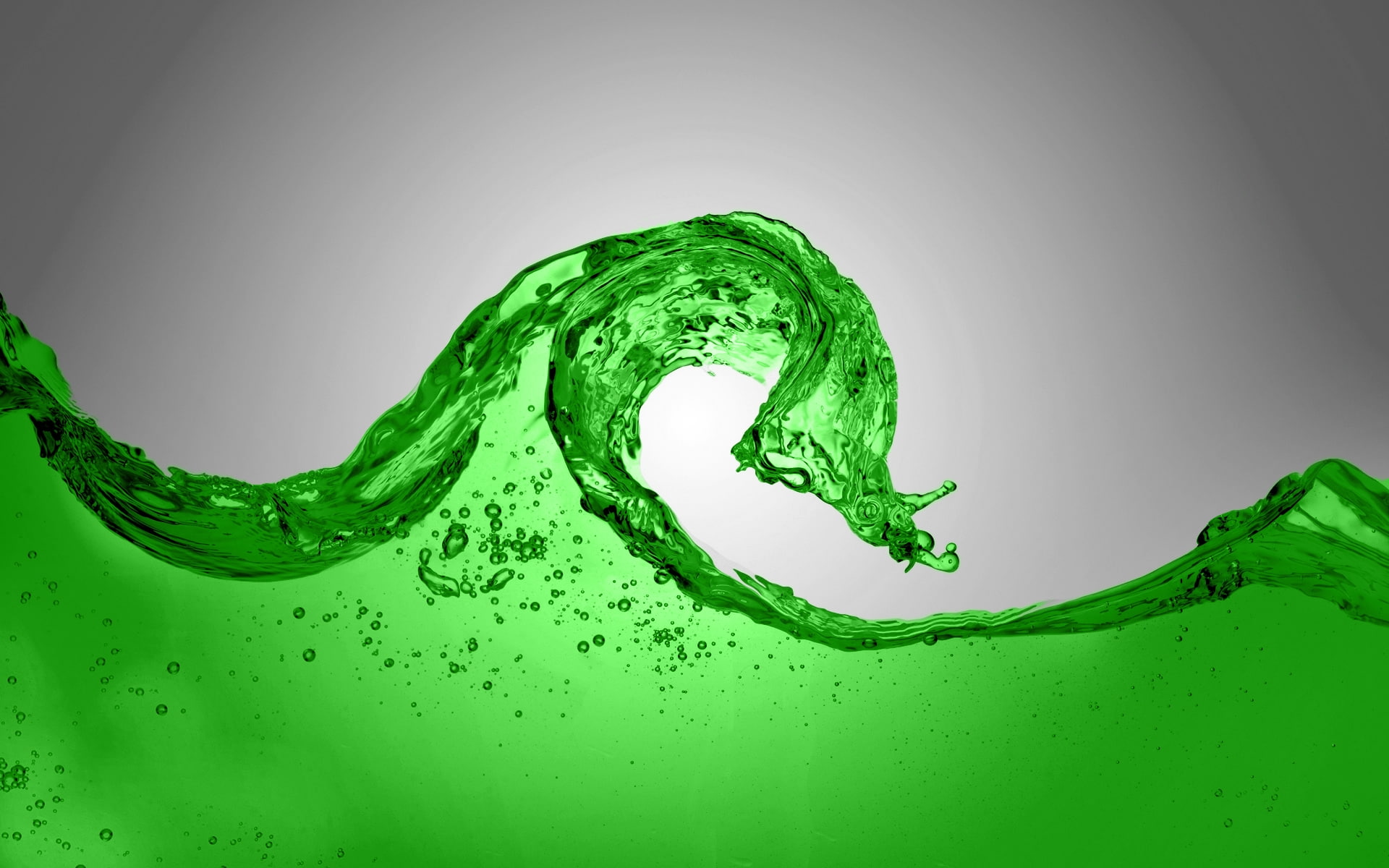 Green, art, liquid, hd, sony ericsson, sony, ericsson, 1080P, nature, water, HD Wallpaper