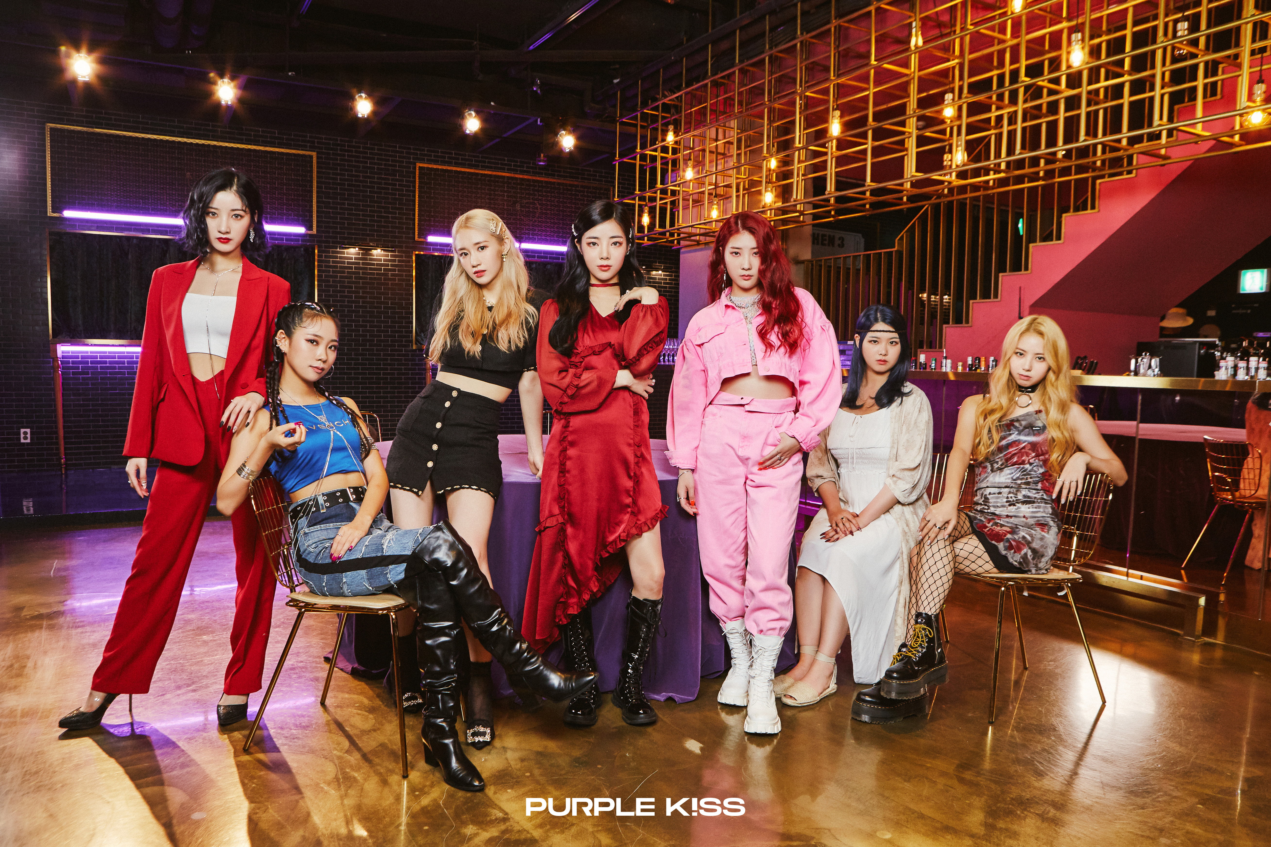Yuki (Mori Koyuki), Na Goeun, Dosie, K-pop, Ireh, Swan (Park Su Jin), Chaein, 5K, Park Jieun, PURPLE K!SS, HD Wallpaper