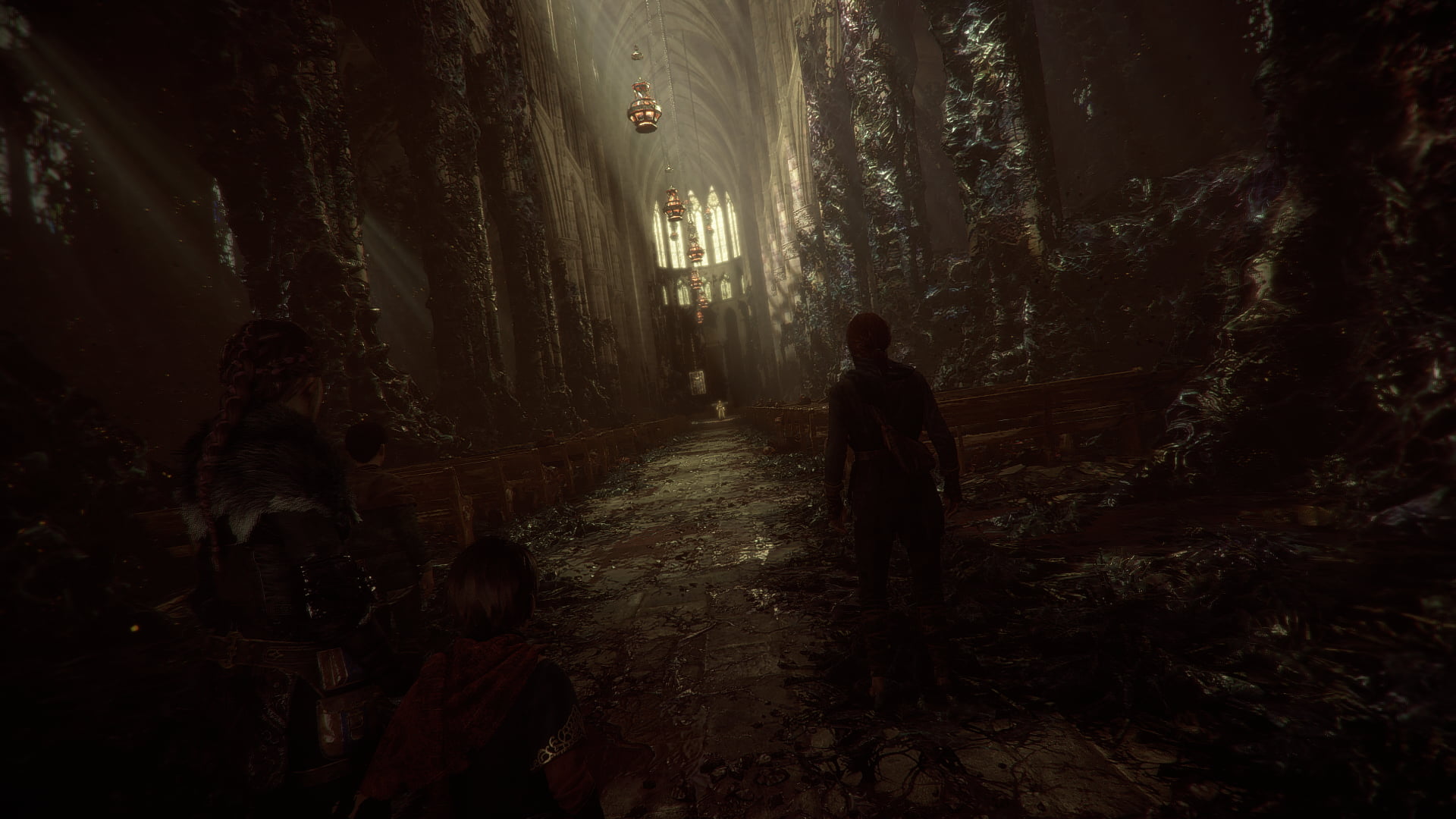 A Plague Tale Innocence, 1080P, moonlight, Amicia, HD Wallpaper