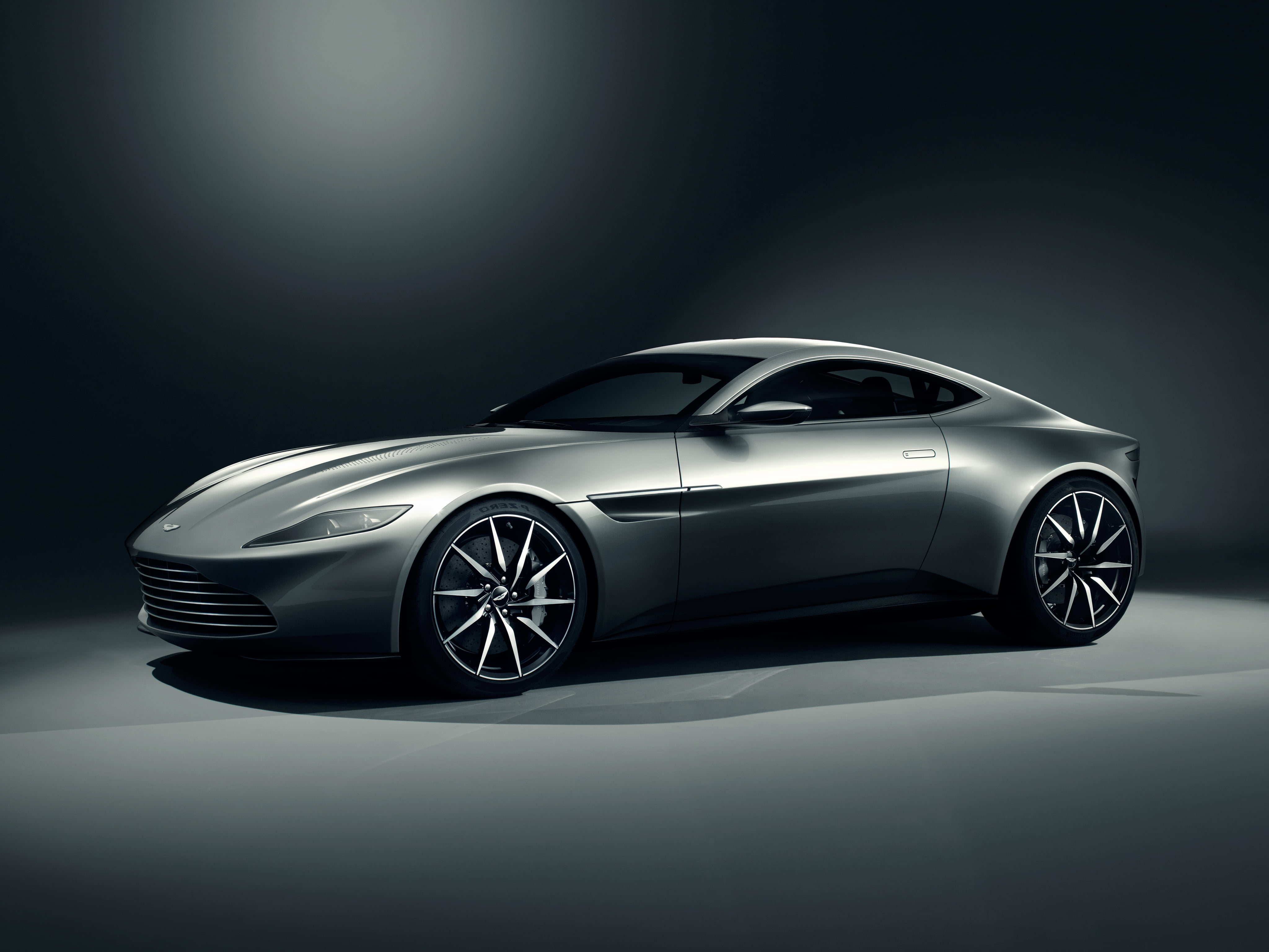 shiny, silver colored, Aston Martin, dbs, wheel, elegance, silver, car, sports car, motor vehicle, speed, black color, aston, martin, no people, design, HD Wallpaper