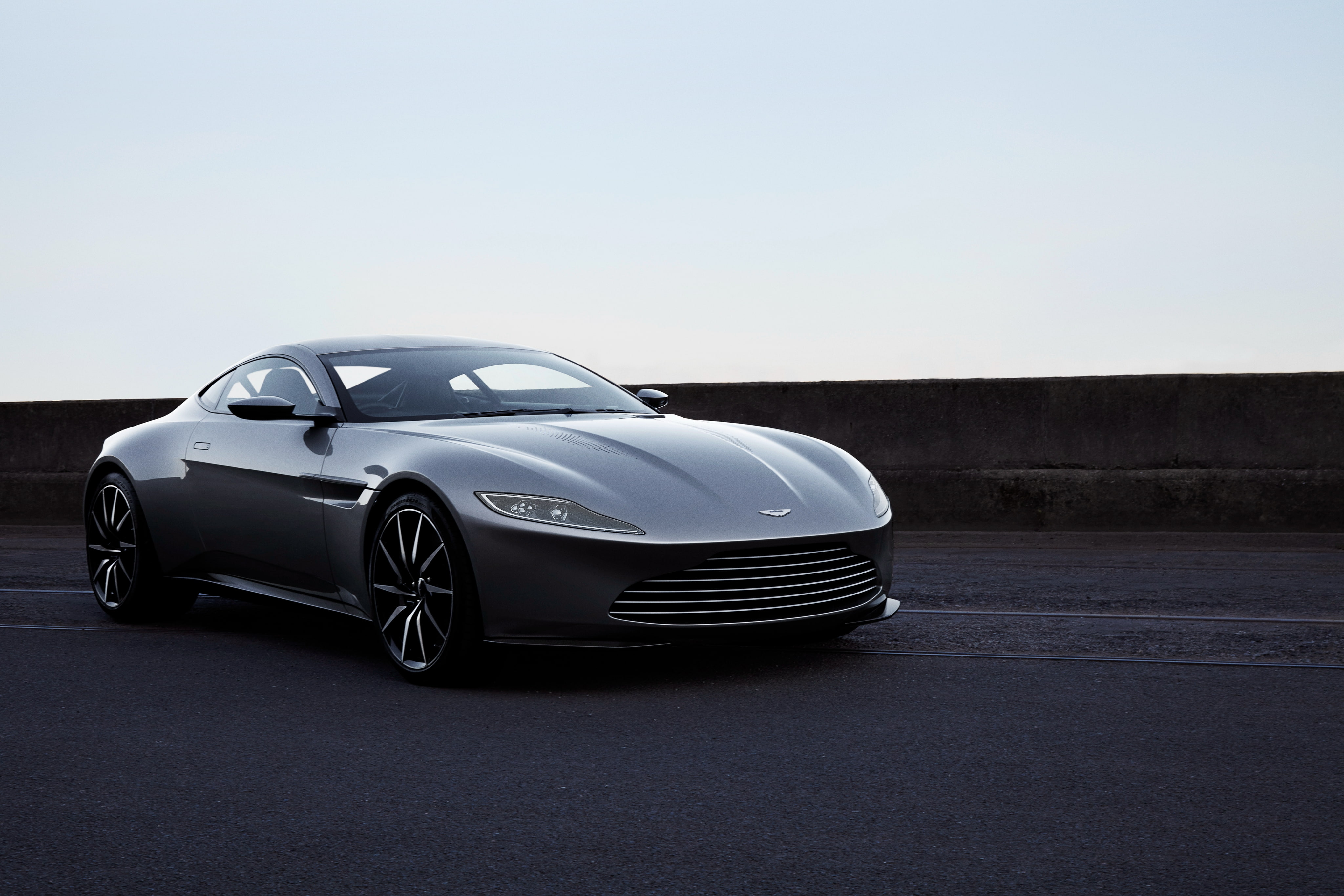 motor vehicle, convertible, street, outdoors, shiny, silver colored, black, luxury, travel, clear sky, transportation, land vehicle, aston martin db10, HD Wallpaper
