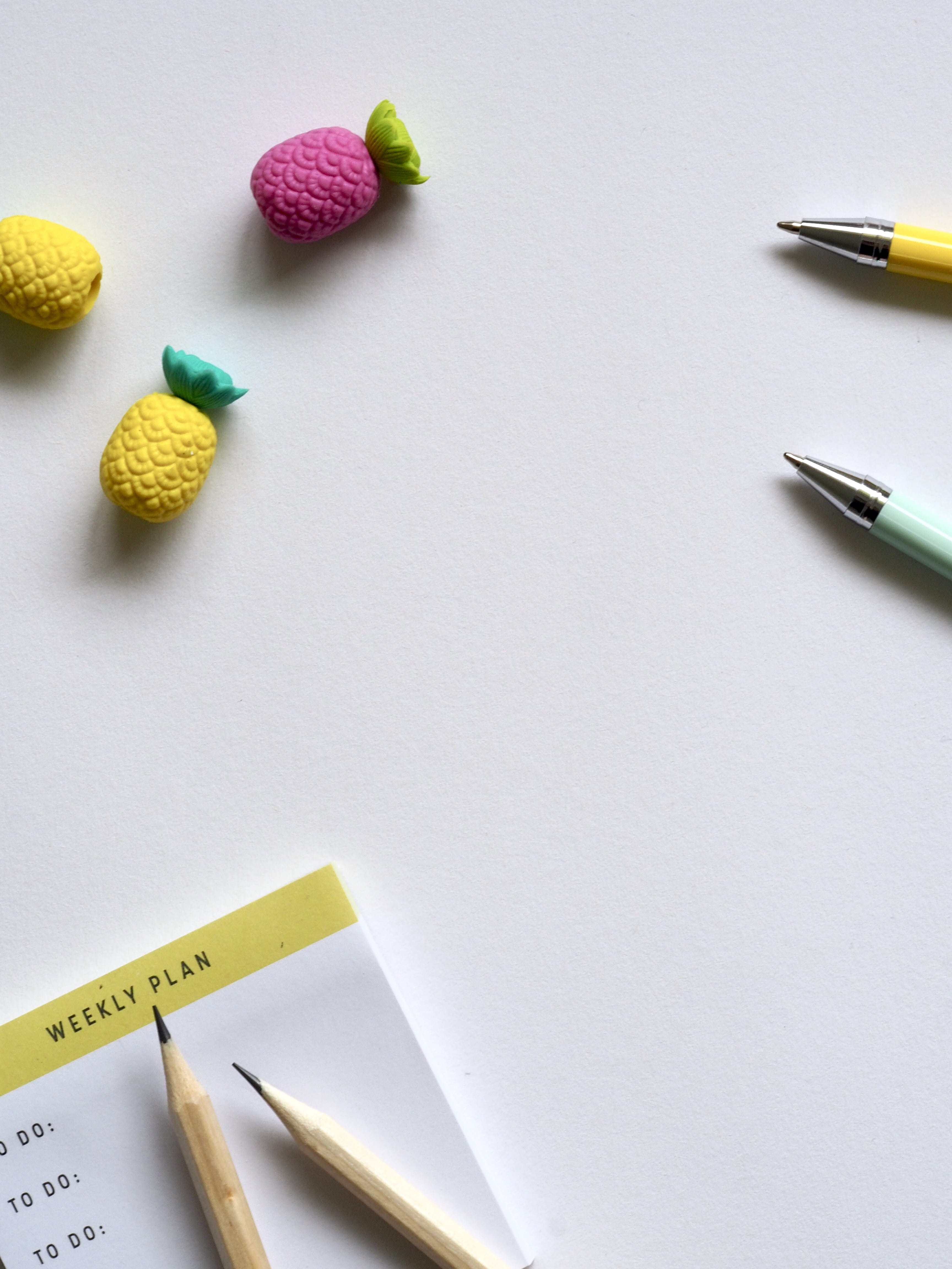 art and craft, two, writing instrument, no people, eraser, fountain pen, variation, colors, creativity, desk, paper, pencil, indoors, table, high angle view, Phone HD Wallpaper