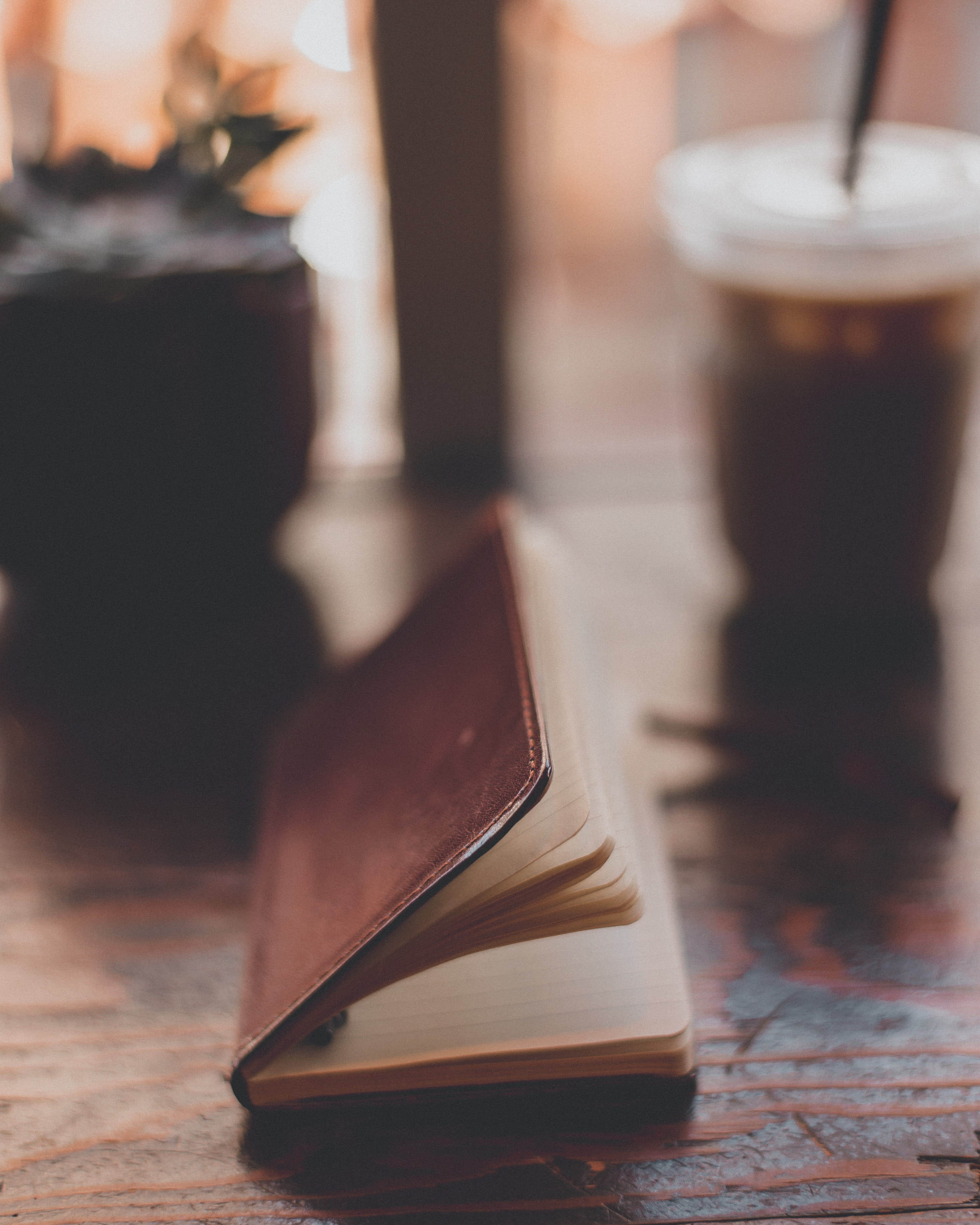 indoors, plastic cup, coffee, still life, no people, brown, straw, education, book, shadow, day, dark, publication, wooden, caffeine, book mark, coffee drink, Phone HD Wallpaper