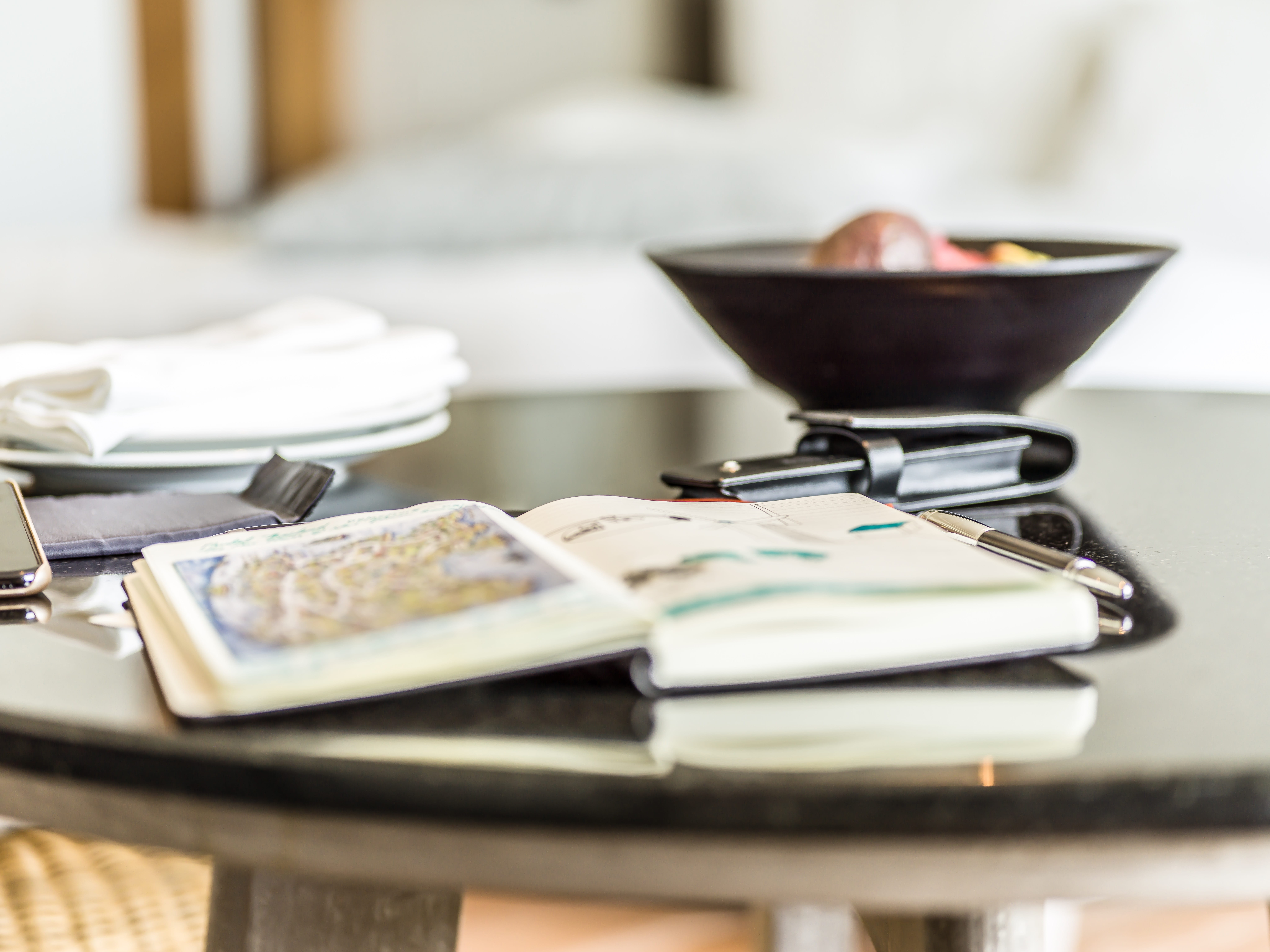 book, desk, furniture, day, food, freshness, close-up, photography, wellbeing, absence, kitchen utensil, reflection, ballpen, HD Wallpaper