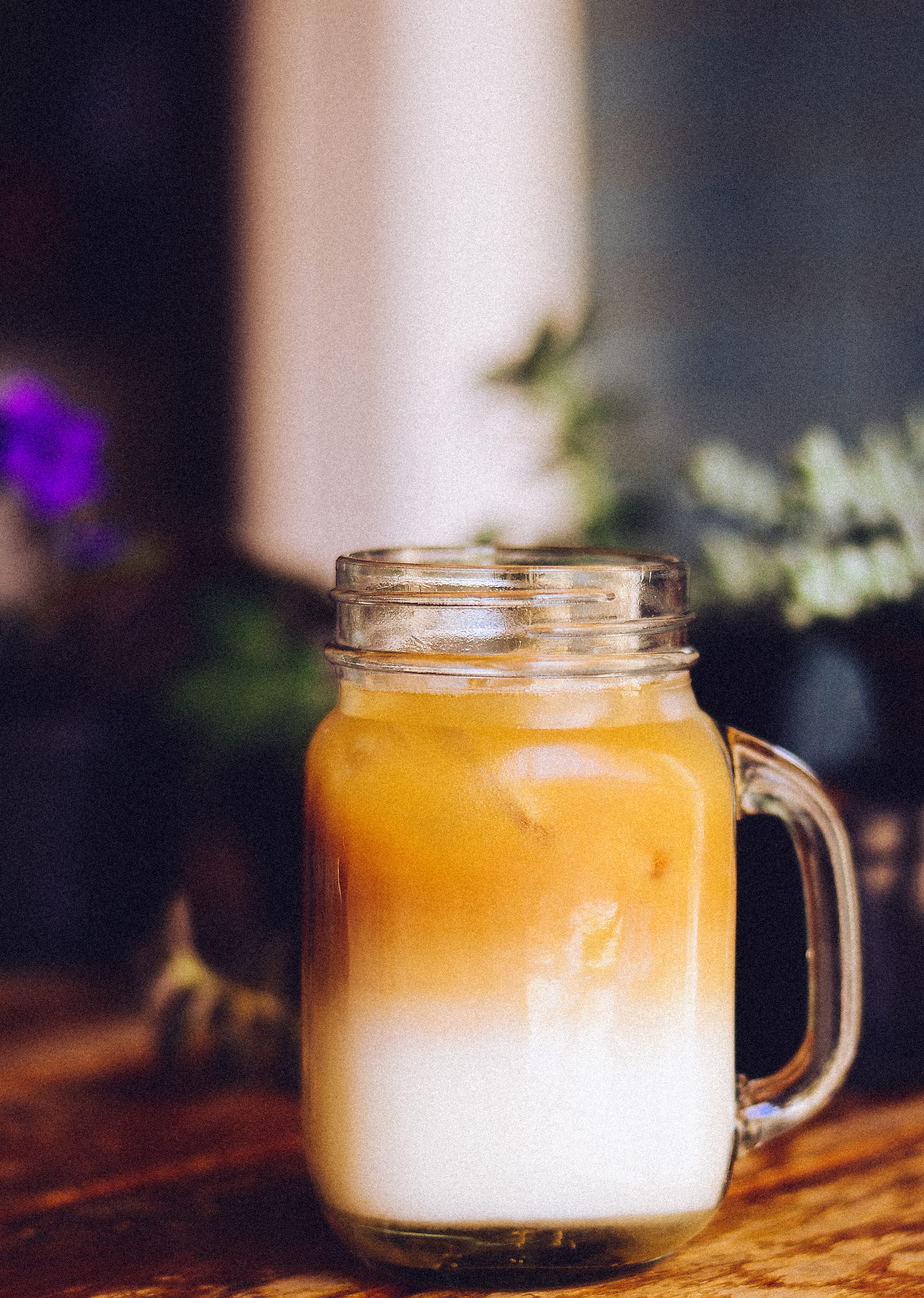 food, mason, jar, full, food and drink, glass, close, mug, household equipment, wellbeing, ice, glass - material, filled, photography, icedcoffee, refreshment, Phone HD Wallpaper