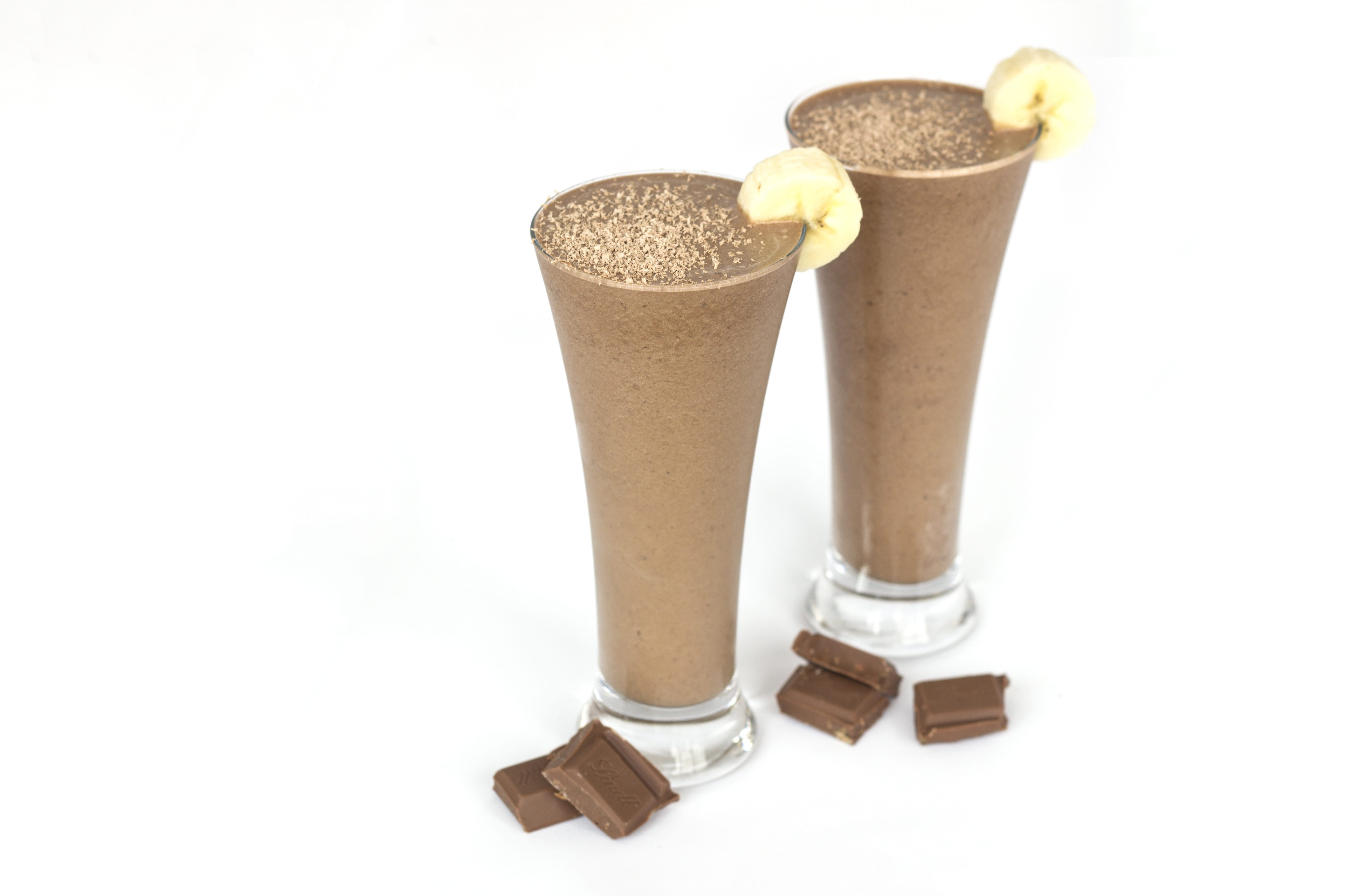 still life, cut out, studio shot, two objects, two, chocolate, close-up, white background, snack, freshness, sweet food, shakes, refreshment, indoors, sweet, HD Wallpaper