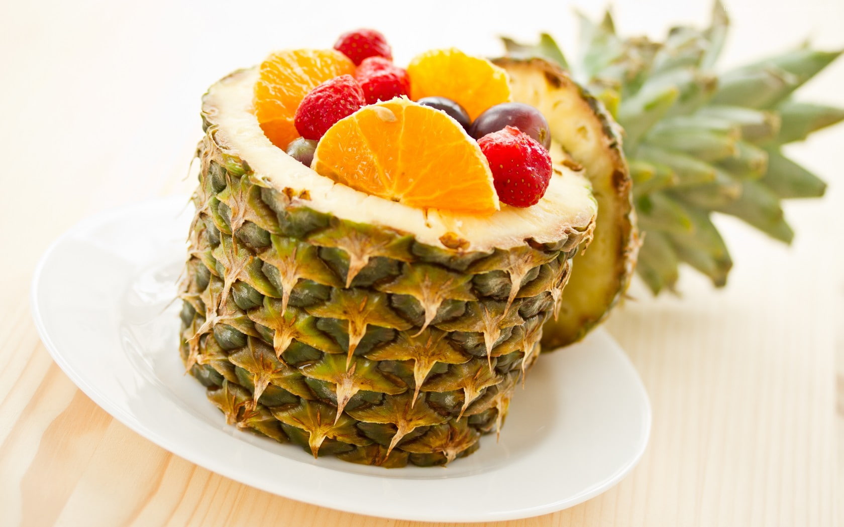strawberry, 720P, grape, mango, orange, pineapple, HD Wallpaper