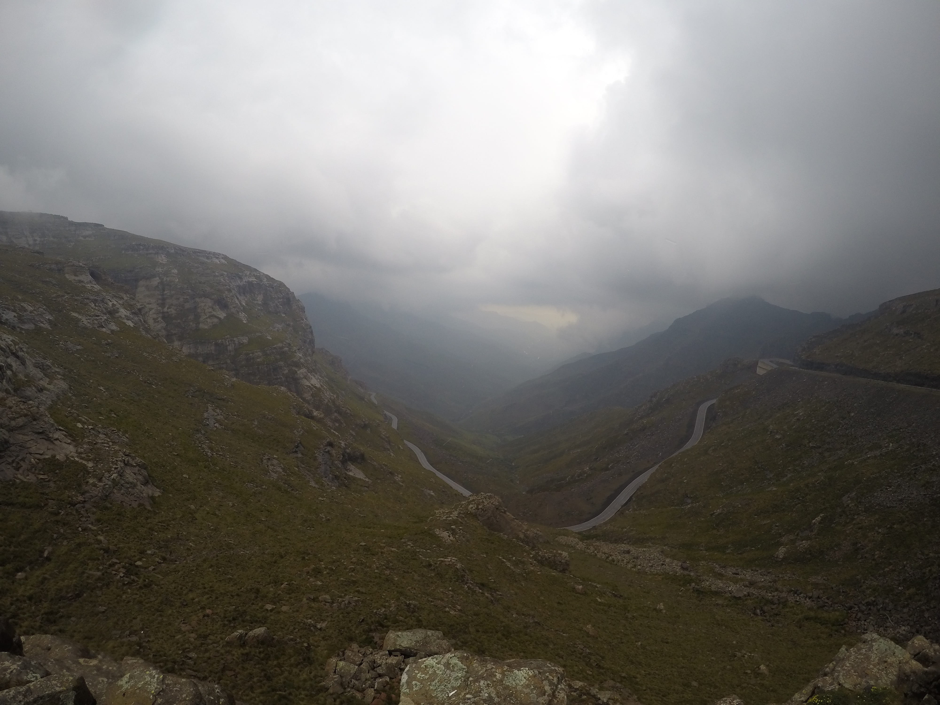 landscape, 4K, no people, day, outdoors, mountain, land, non-urban scene, mountain range, nature, overcast, beauty in nature, lesotho, environment, tranquil scene, HD Wallpaper