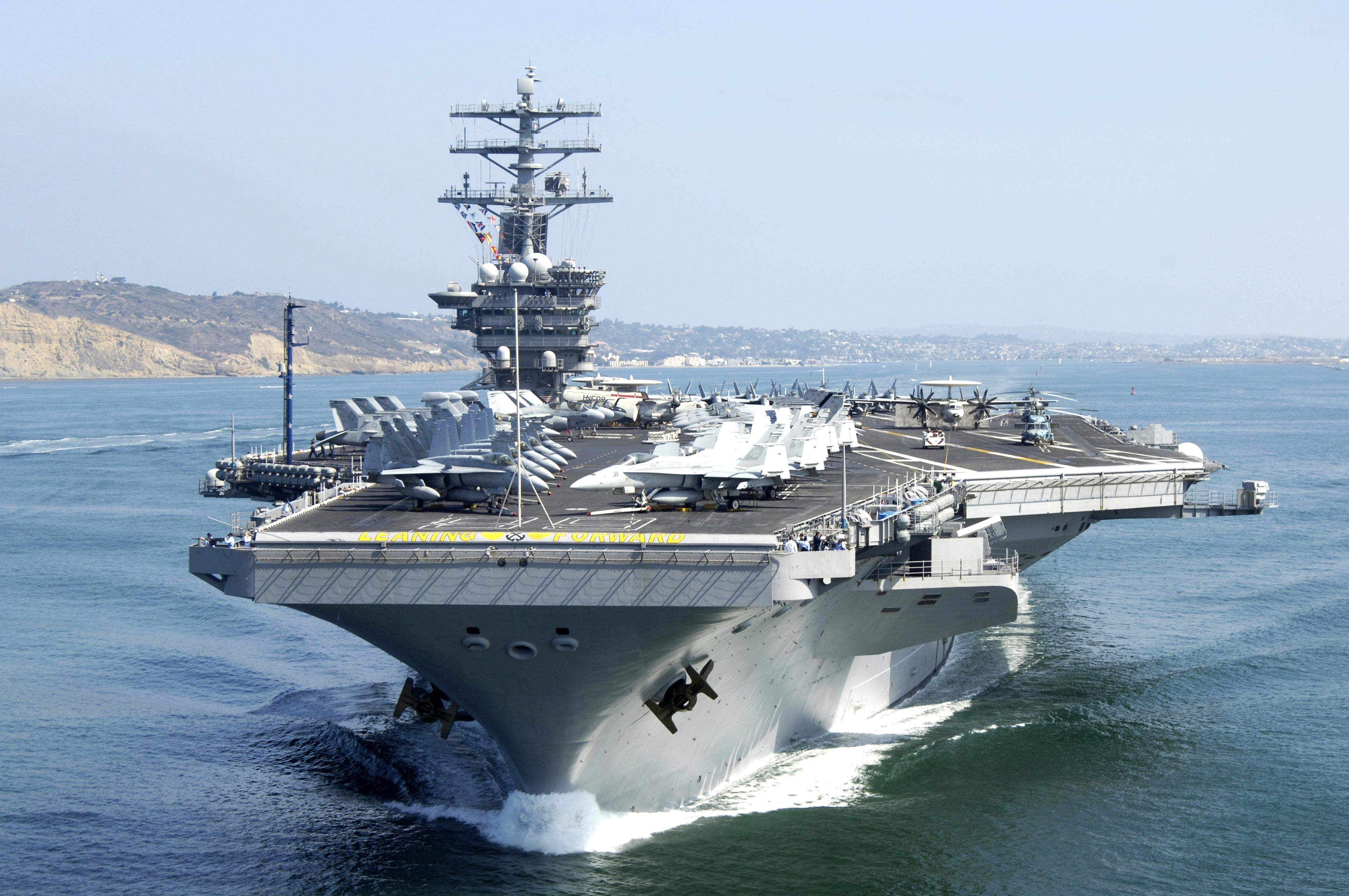 4K, Multipurpose, no people, nature, the carrier, navy, day, shipping, motion, outdoors, arrival, sea, high angle view, military training, water, mode of transportation, HD Wallpaper