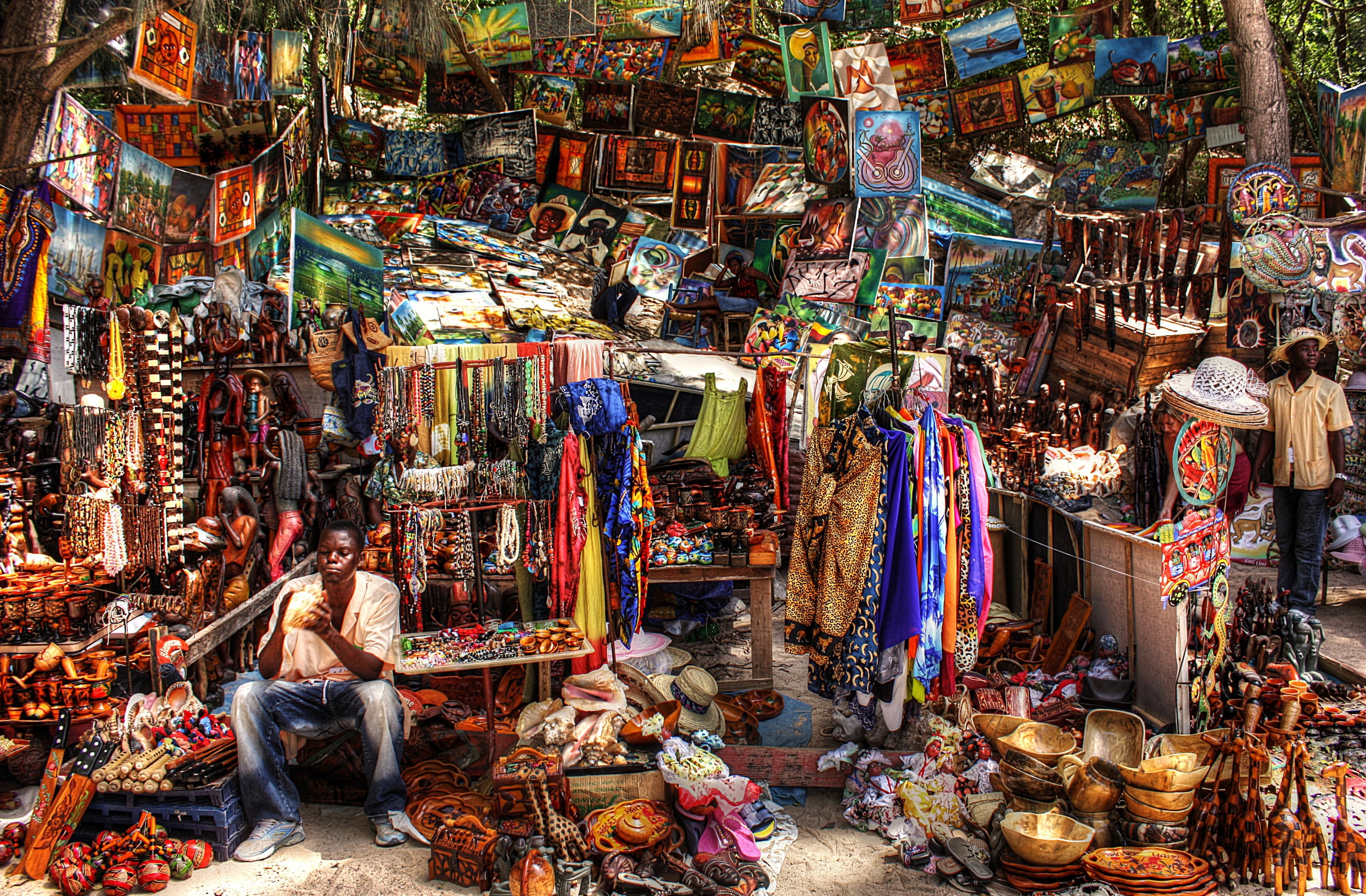 4K, marketplace, HD Wallpaper