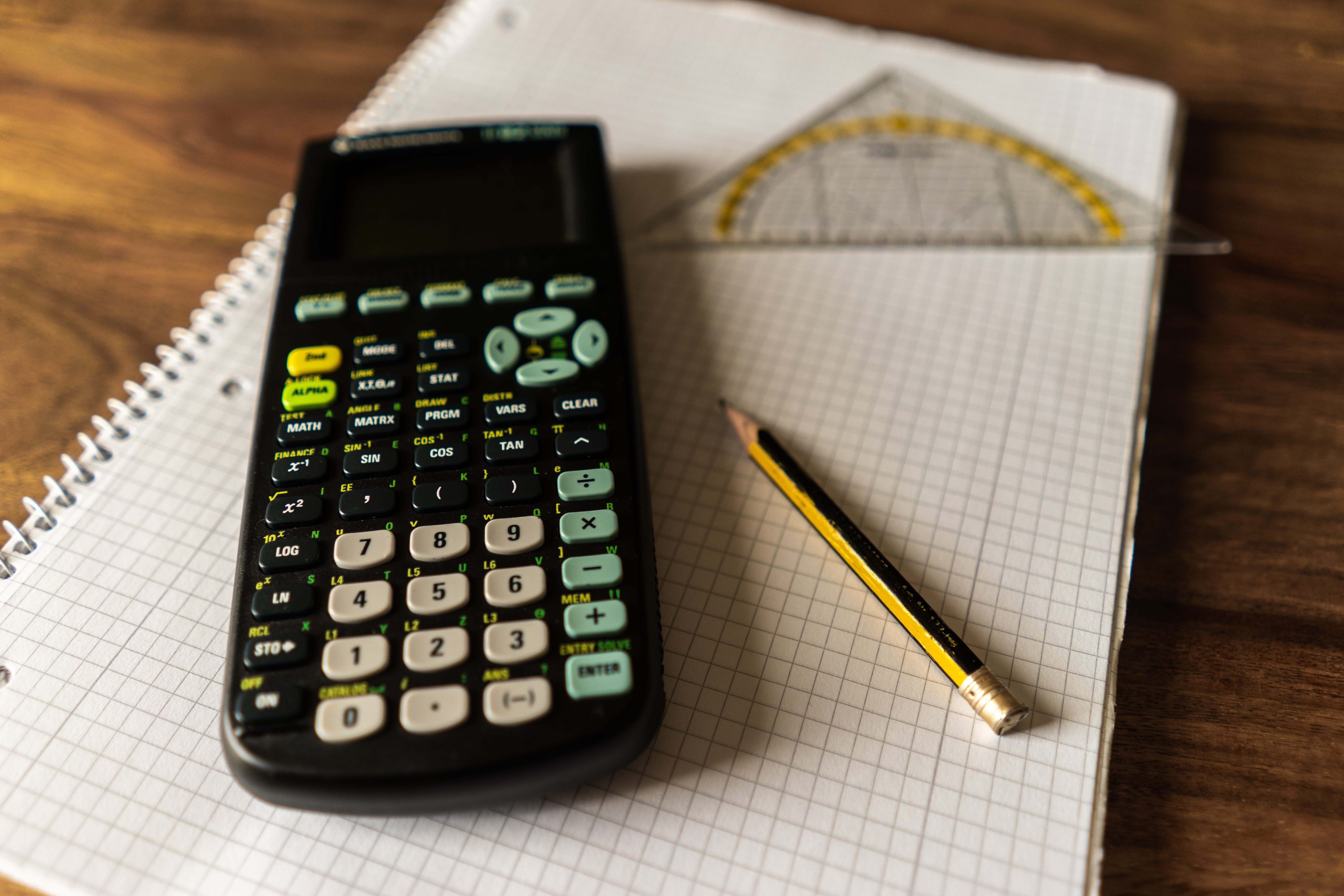 finance, indoors, notes, high angle view, close-up, notepad, writing tool, technology, calculating, 5K, education, block, geodreieck, business, wood - material, HD Wallpaper