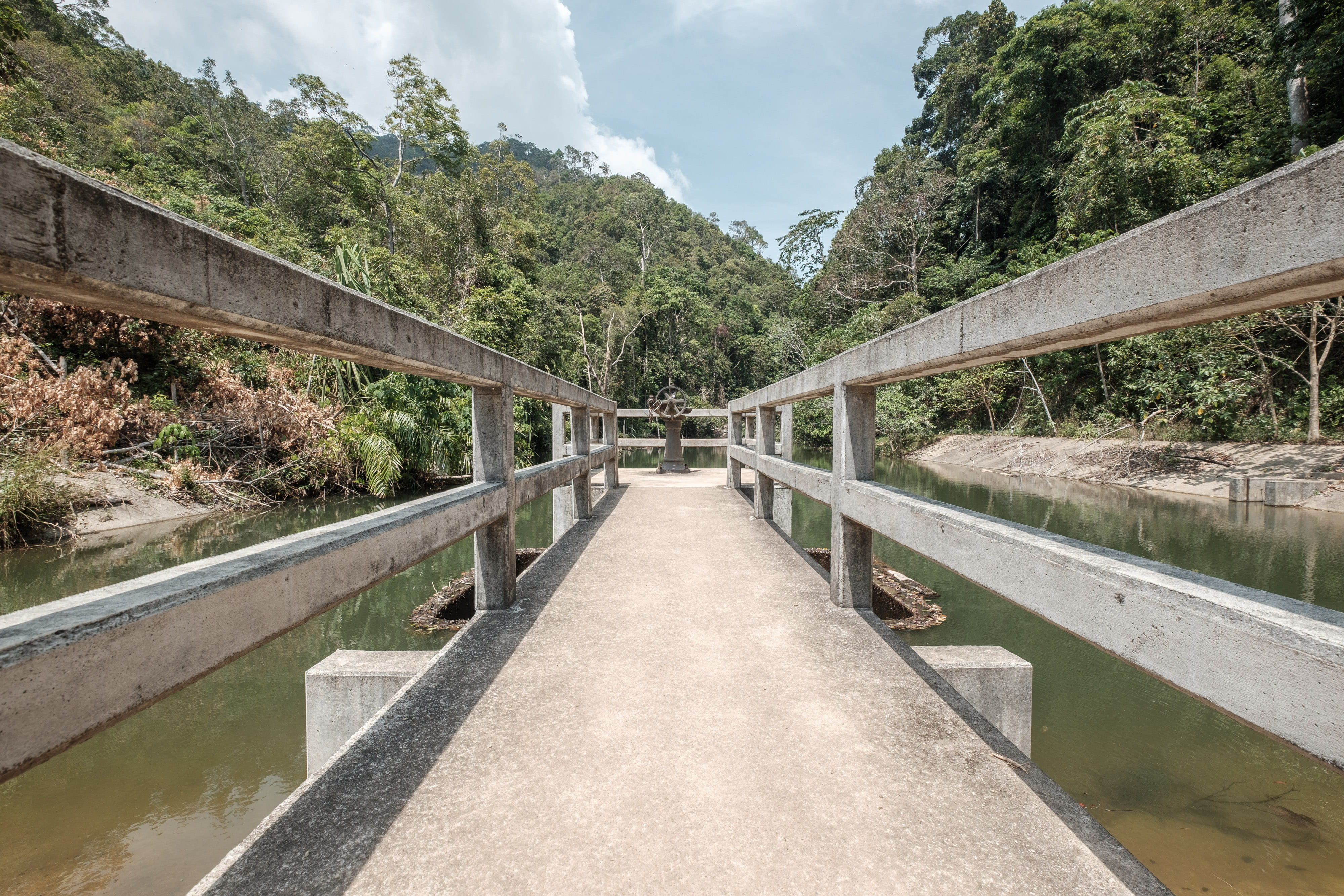 beauty in nature, bridge - man made structure, day, tranquility, hike, thailand, bridge, koh lanta, 4K, architecture, ko lanta district, built structure, HD Wallpaper