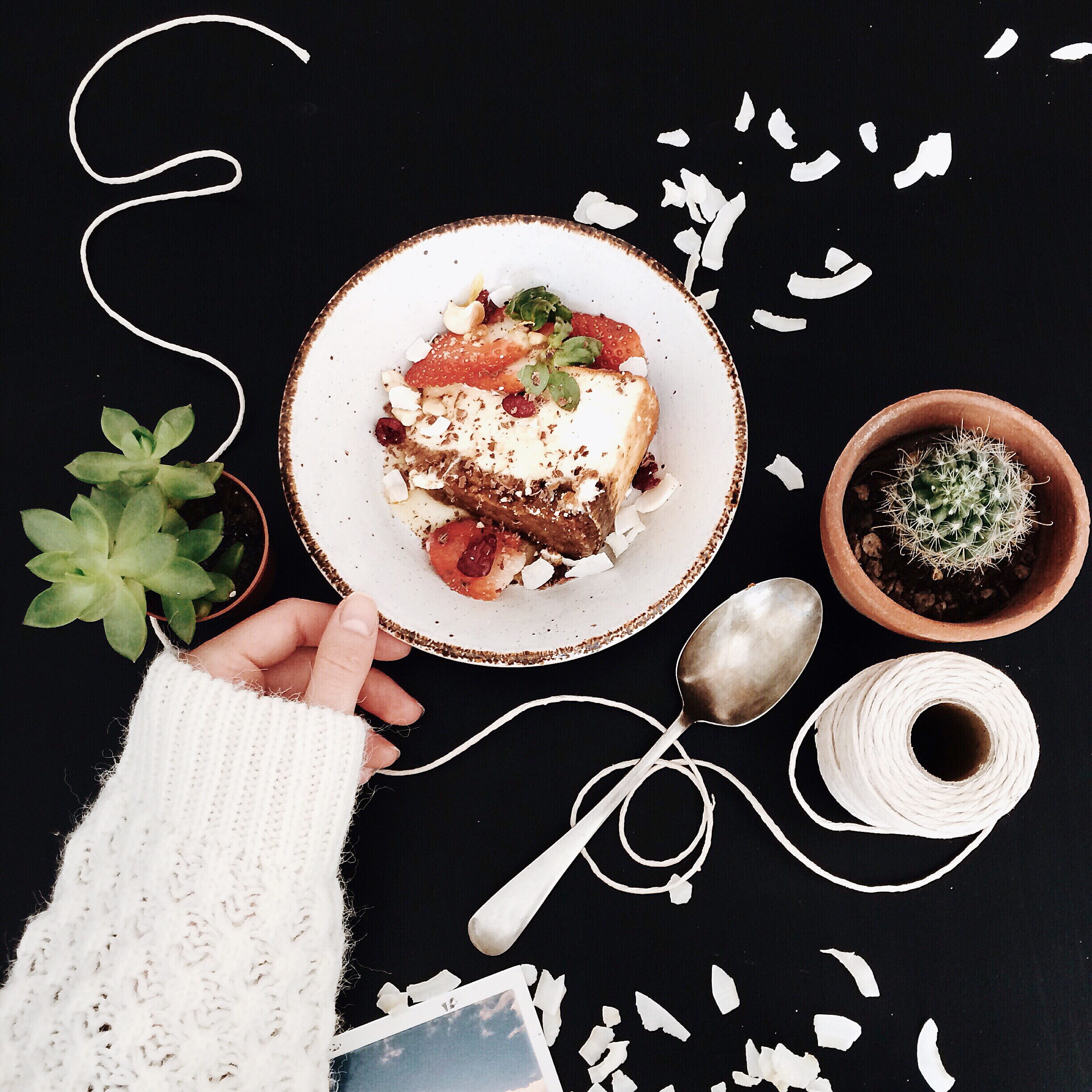 directly above, food, one person, woman, finger, body part, strawberry, white, ceramic, tissue, kitchen utensil, plants, holding, table, women, close -up, Phone HD Wallpaper