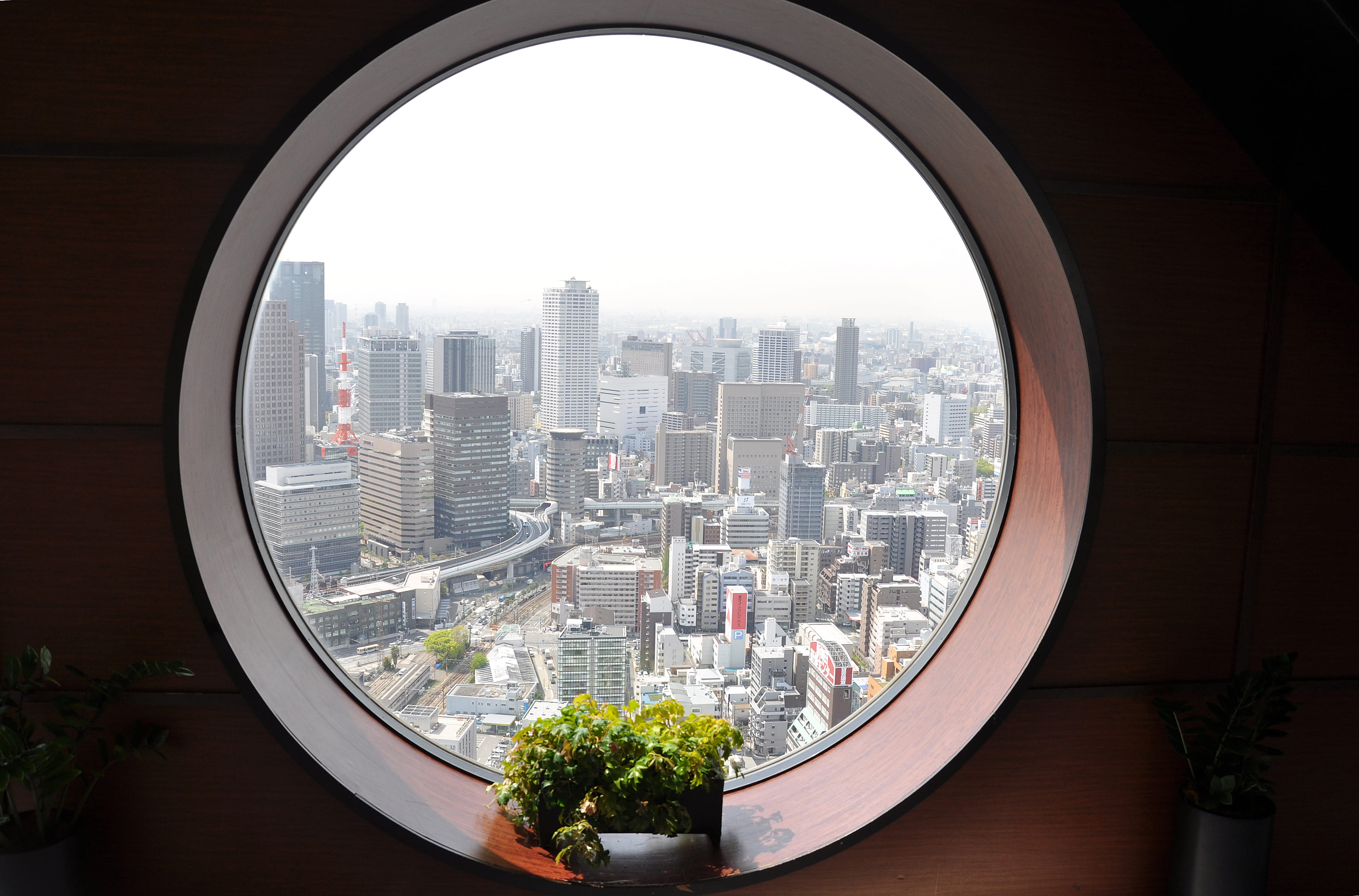 nature, built structure, circle, no people, architecture, cityscape, skyscraper, office building exterior, city, 4K, modern, sky, day, transparent, building exterior, HD Wallpaper