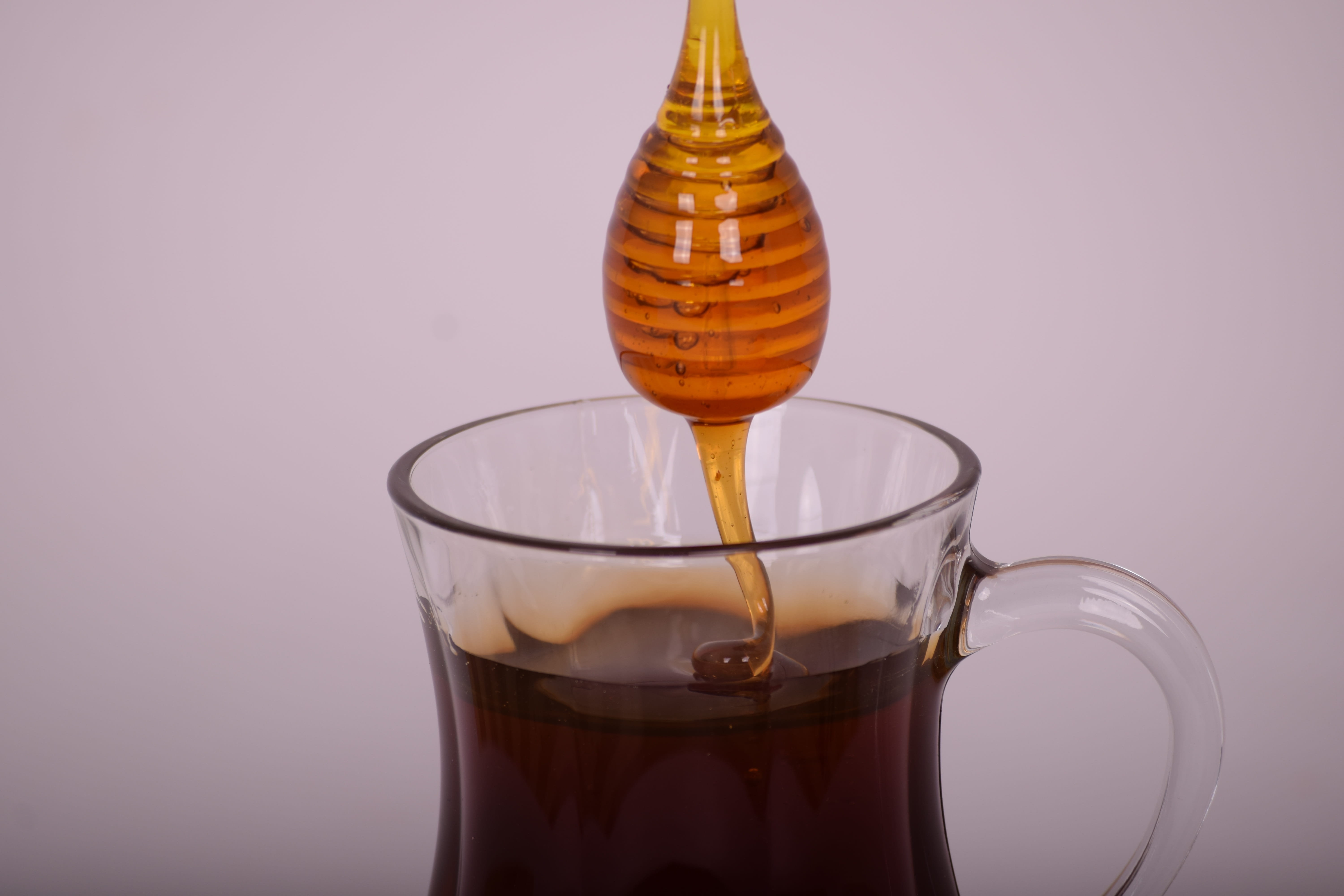 bowl, drink, 5K, food for my health, no people, pitcher - jug, colored background, container, non-alcoholic beverage, food, food and drink, indoors, honey, HD Wallpaper