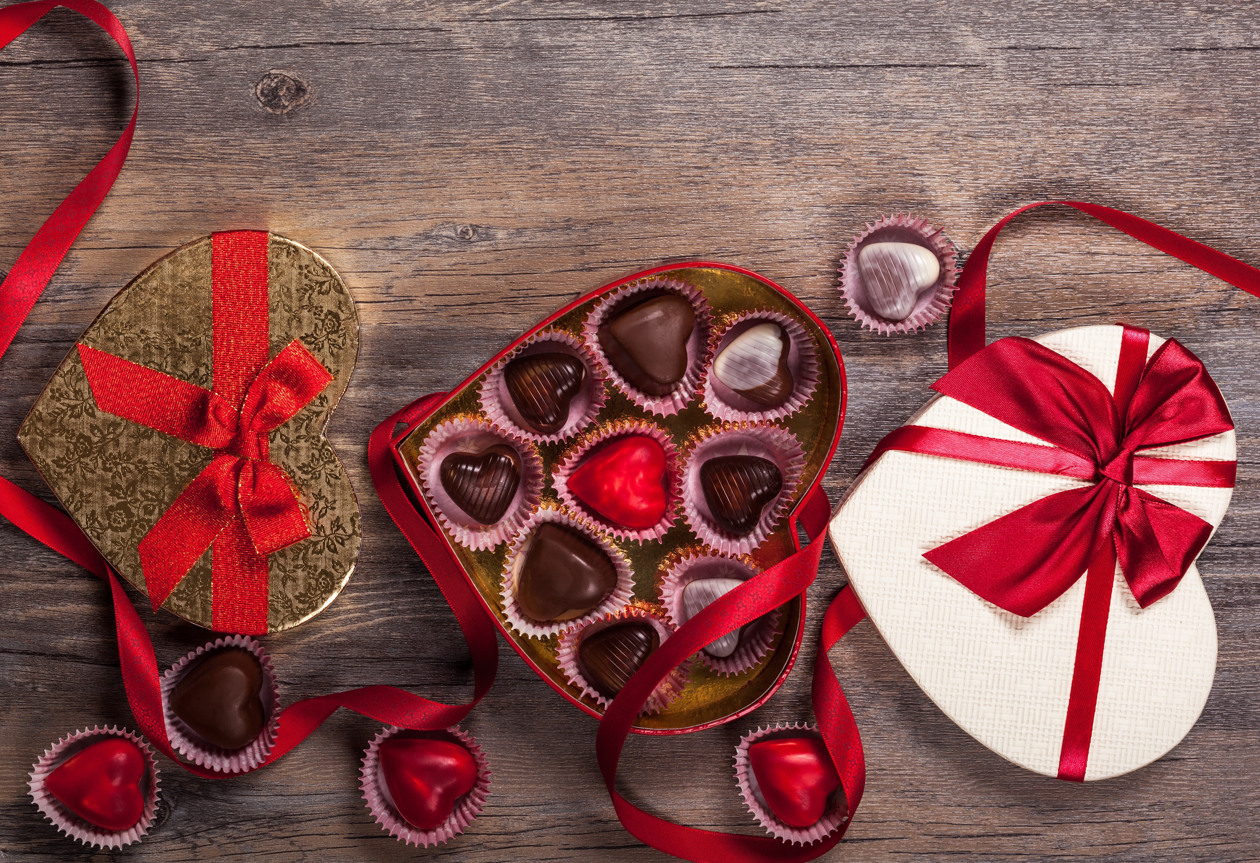 valentine`s day, candy, love, gift, heart, chocolate, 5K, romantic, sweet, HD Wallpaper