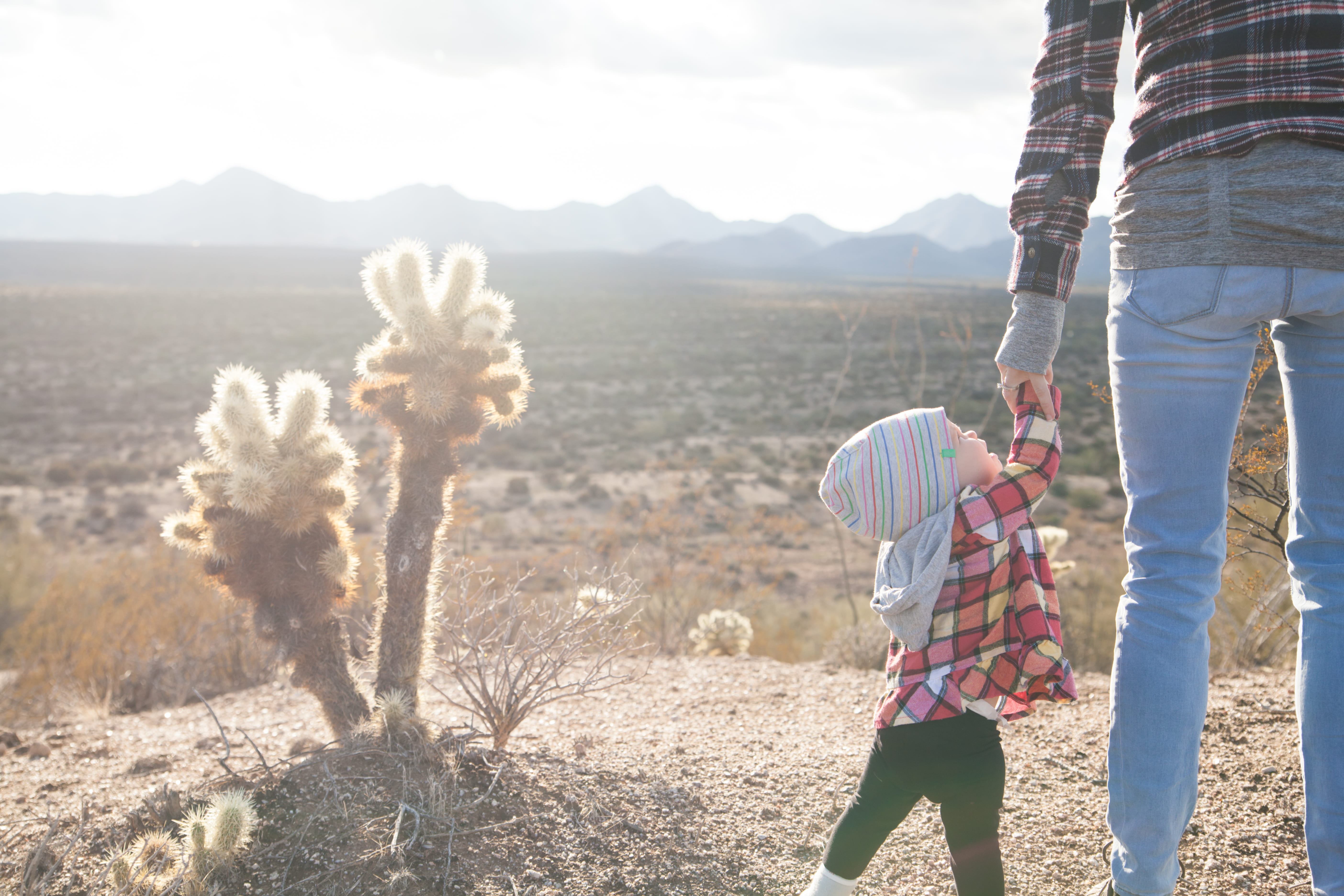 mommy, field, holding hands, baby, casual clothing, hat, daughter, beauty in nature, positive emotion, scenics - nature, three quarter length, men, lifestyles, HD Wallpaper