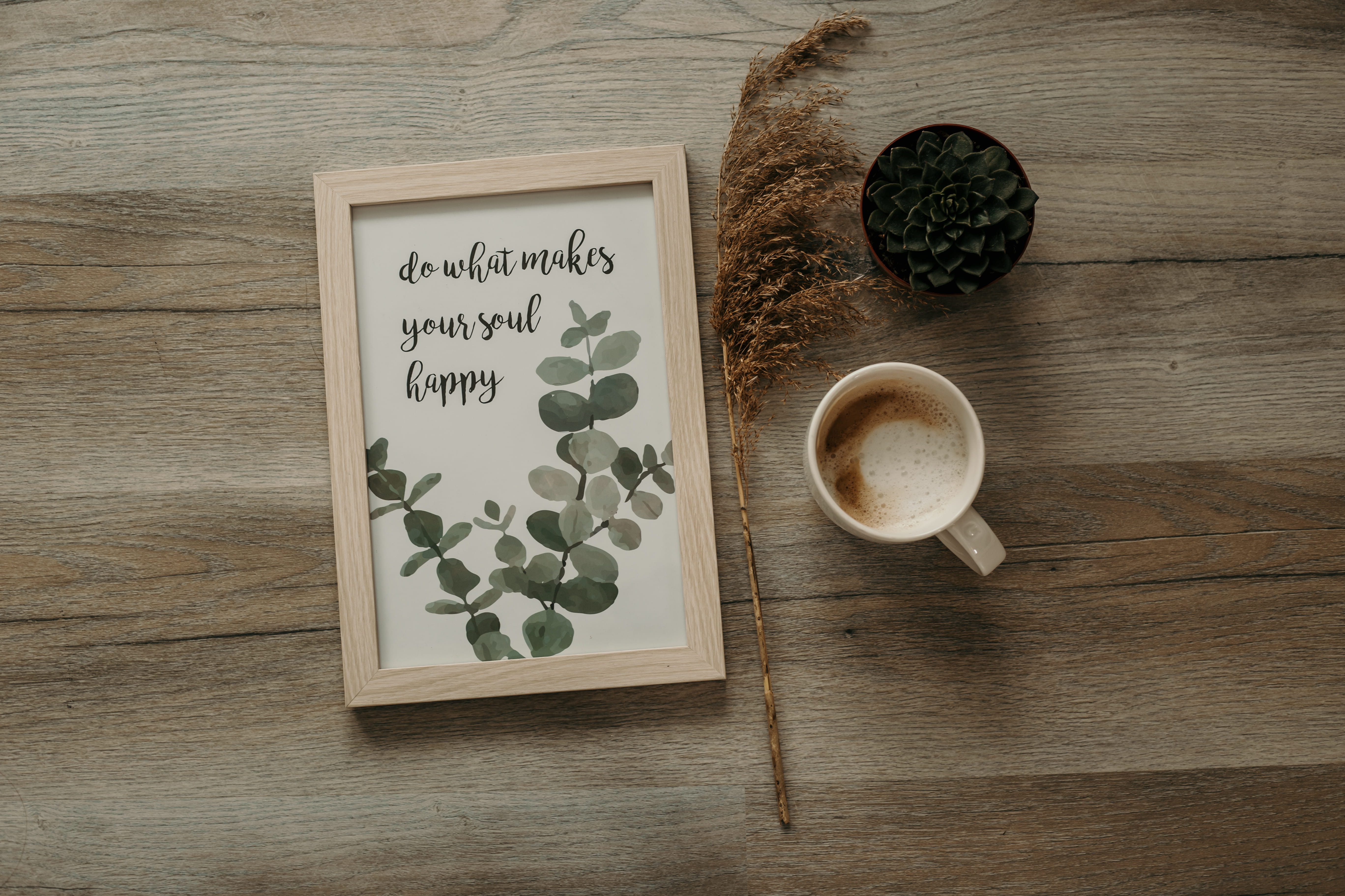 coffee, cup, coffee - drink, high angle view, food, directly above, still life, table, refreshment, drink, 5K, vegetable, drawing, #happy, soil, indoors, HD Wallpaper