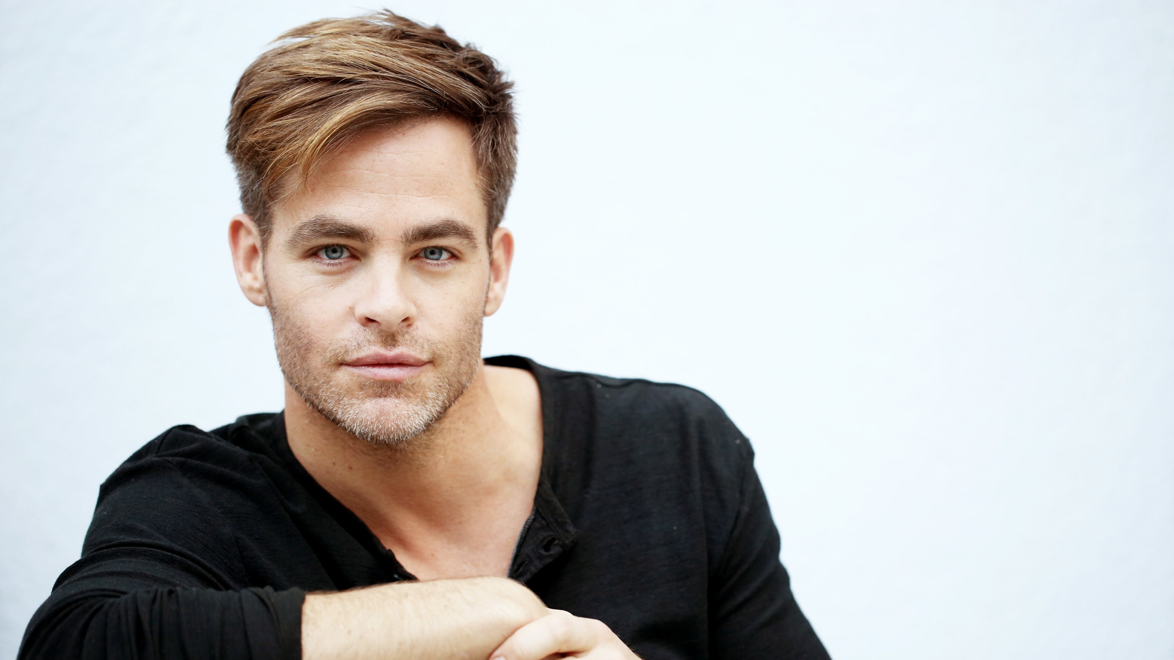 model, Chris Pine, portrait, 4K, HD Wallpaper