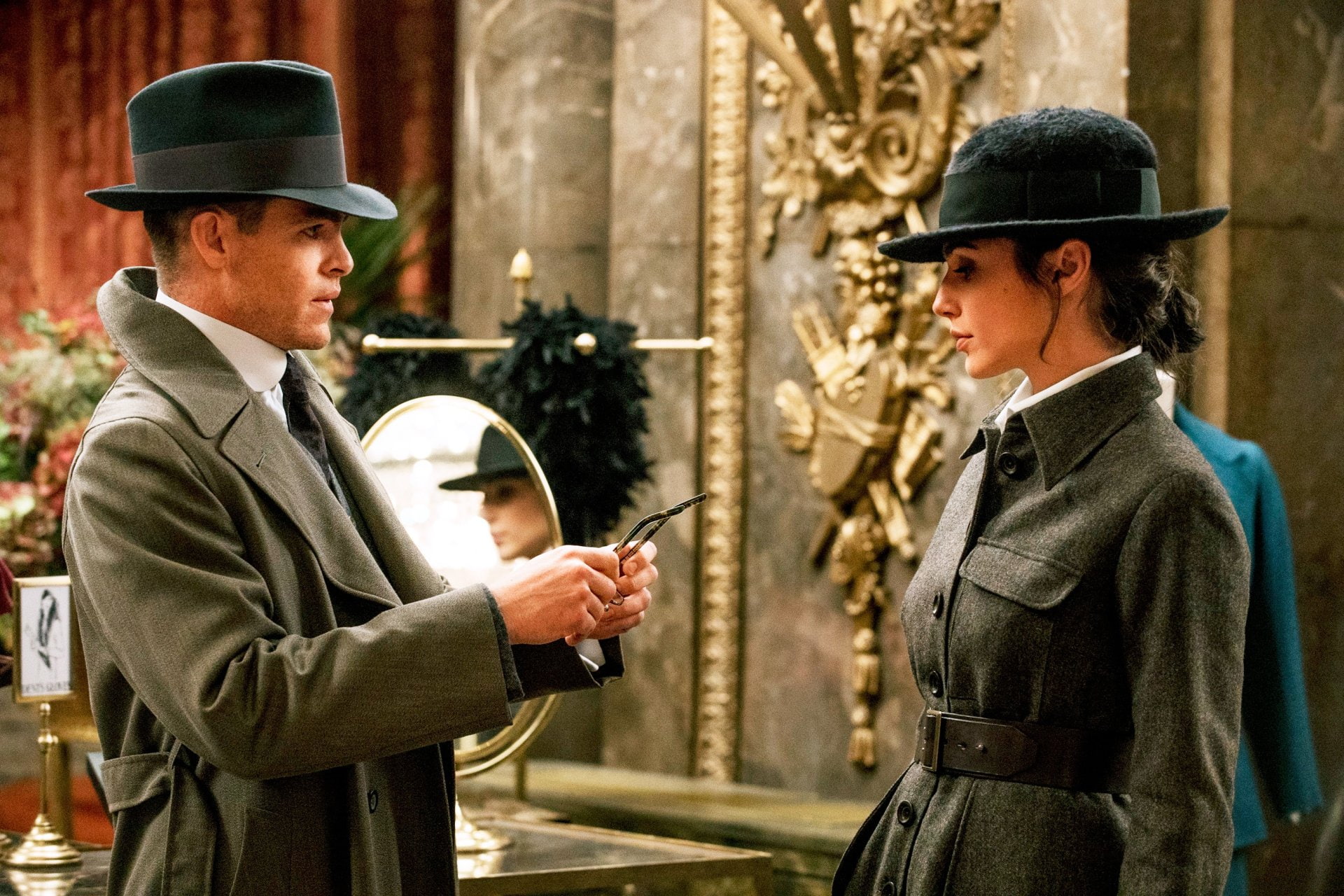 1080P, Movie, Wonder Woman, Gal Gadot, Chris Pine, HD Wallpaper