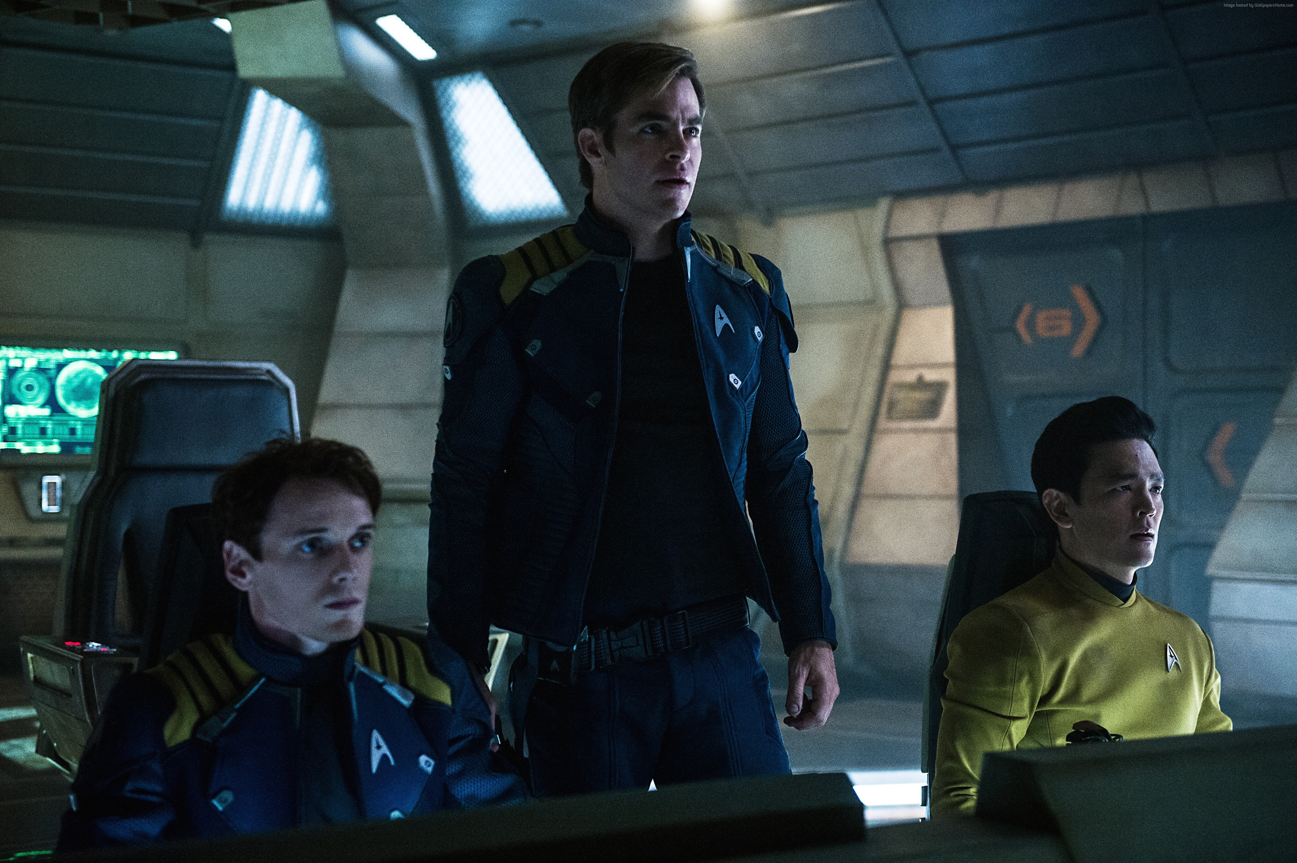 real people, indoors, waist up, mid adult, young men, adult, sitting, Best movies of 2016, group of people, 4K, men, males, Star Trek Beyond, looking, HD Wallpaper