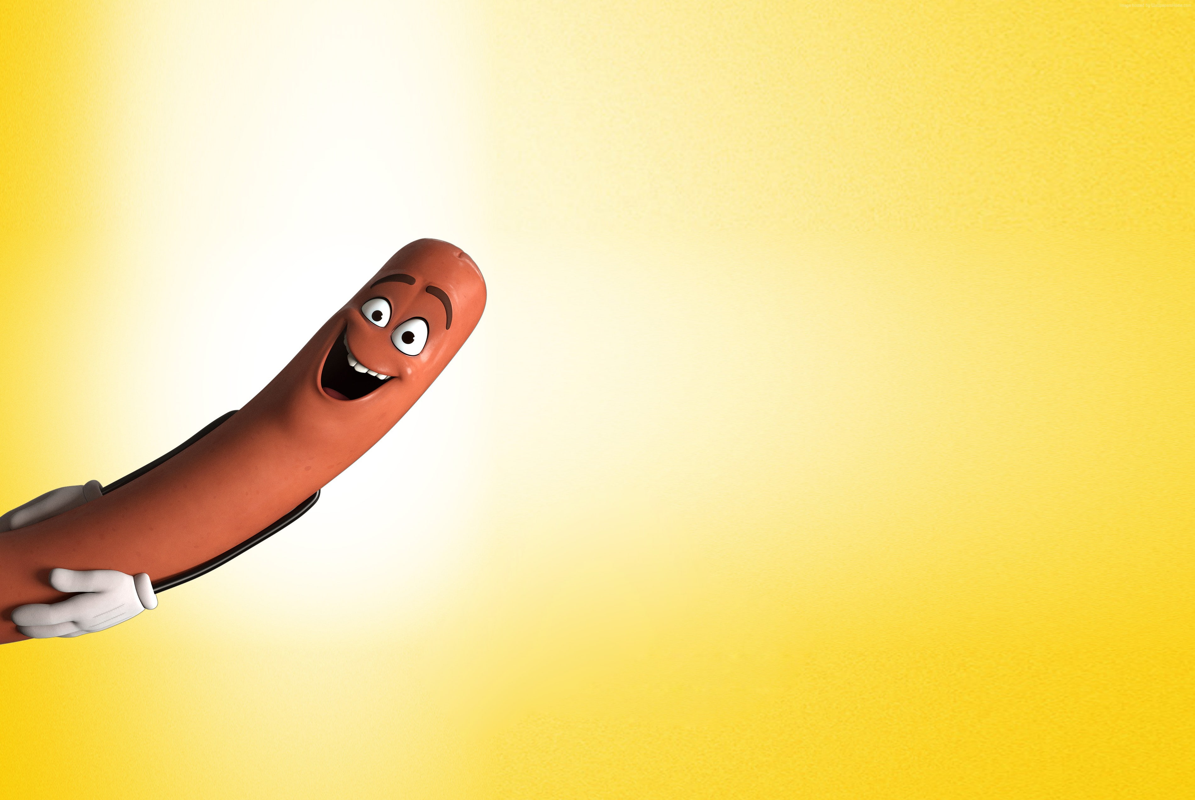 Sausage Party, best animation movies of 2016, 2K, HD Wallpaper
