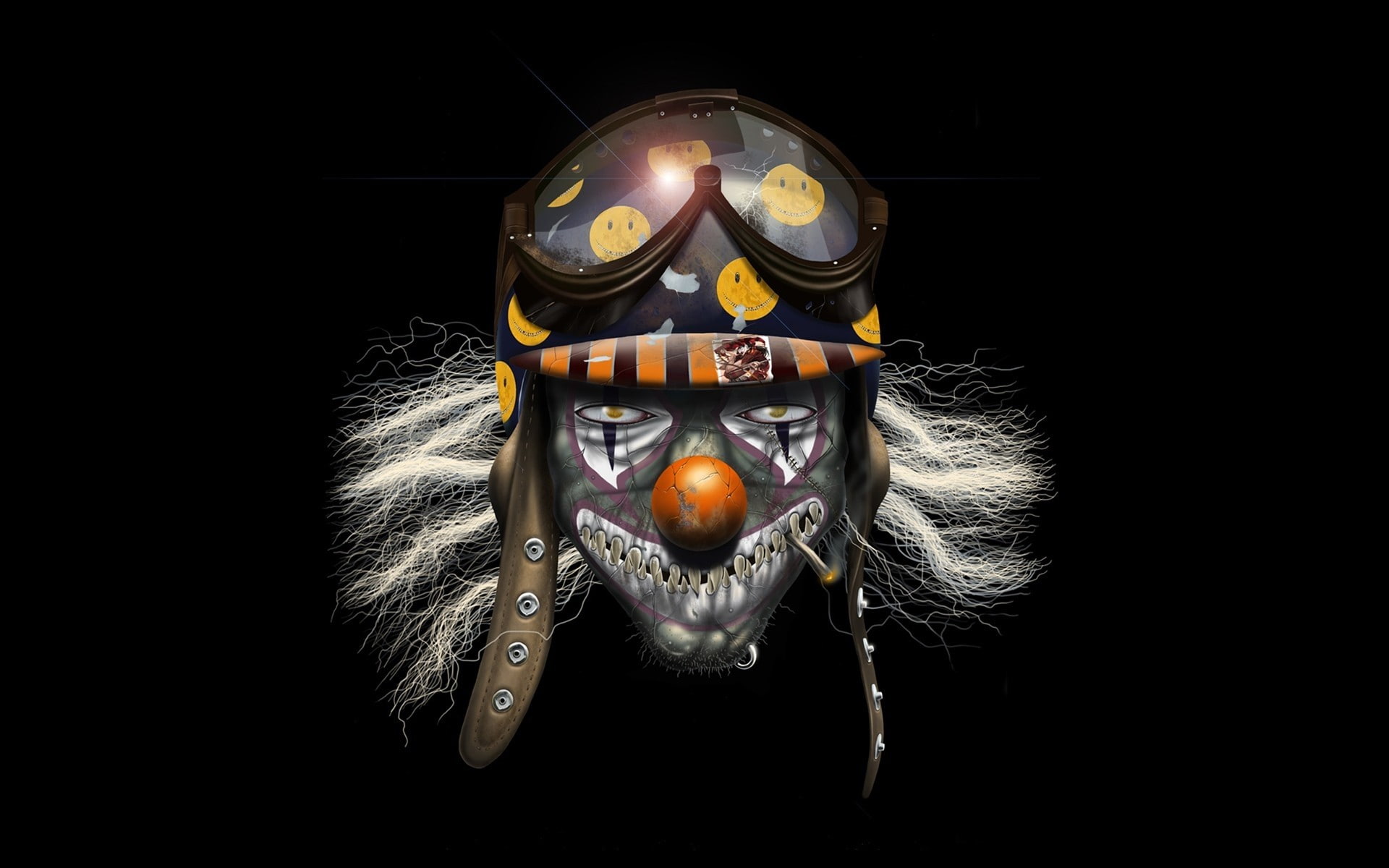 fear, halloween, no people, indoors, 1080P, mask, Mood, studio shot, celebration, copy space, horror, Creativity, craft, Emotion, black background, close-up, HD Wallpaper