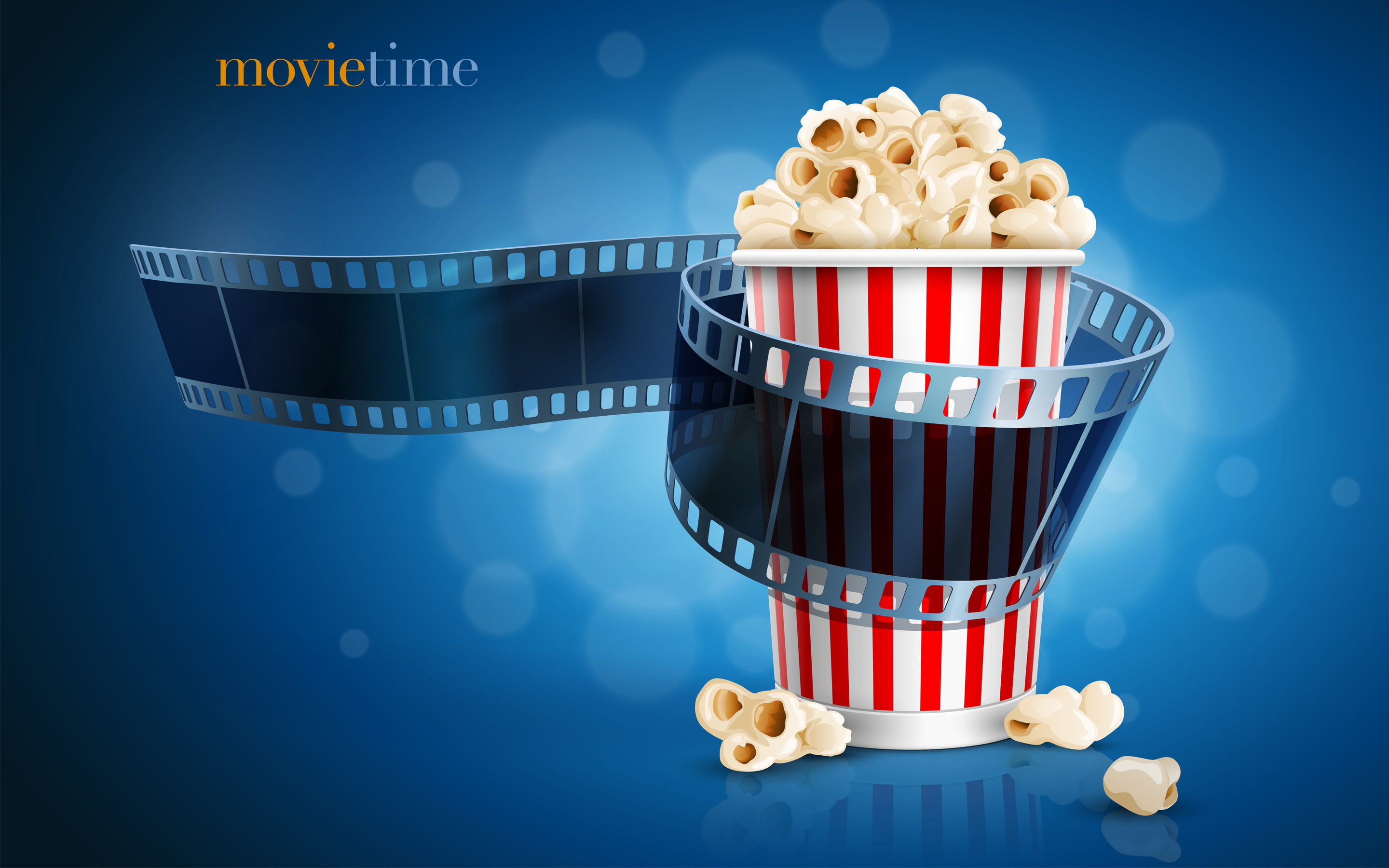 popcorn, red, striped, close-up, container, food, no people, movie, snack, shape, healthcare and medicine, indoors, 2K, large group of objects, colored background, HD Wallpaper