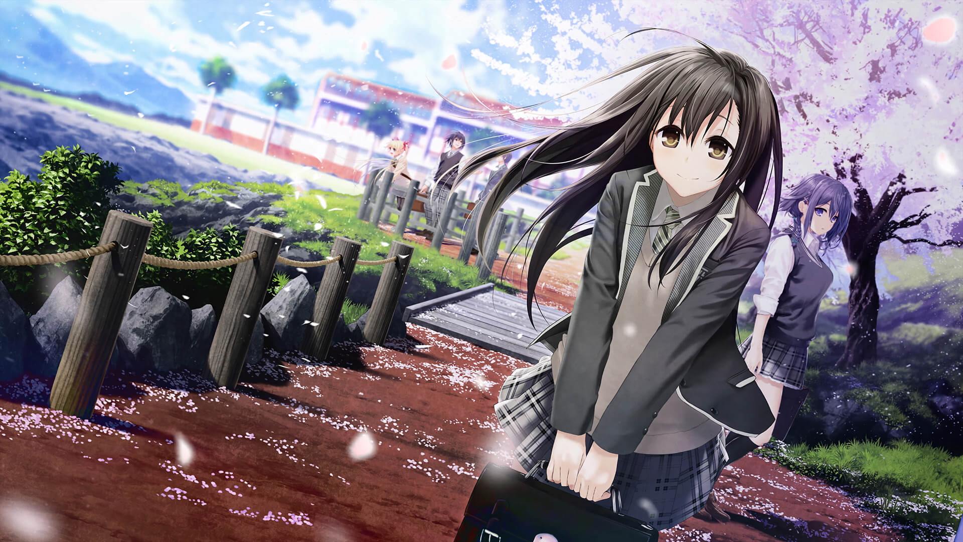 Momo Kaizou, Anime, 1080P, Ruka Ootate, Hinako Hahakigi, Re:Lief ~Shinai Naru Anata E~, HD Wallpaper