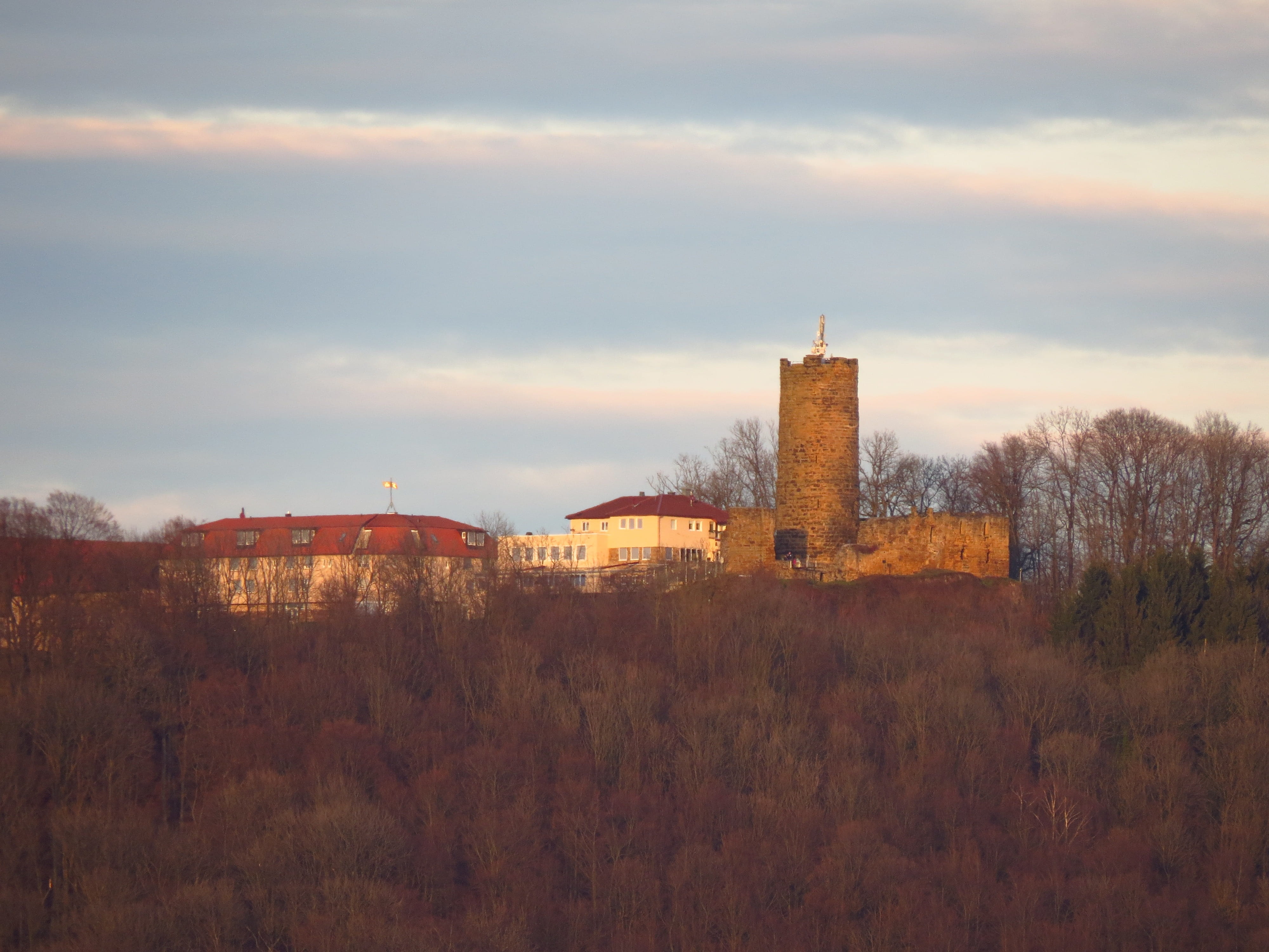 day, burg staufeneck, beauty in nature, outdoors, outlook, building exterior, keep, no people, height burg, plant, castle, travel destinations, nature, HD Wallpaper