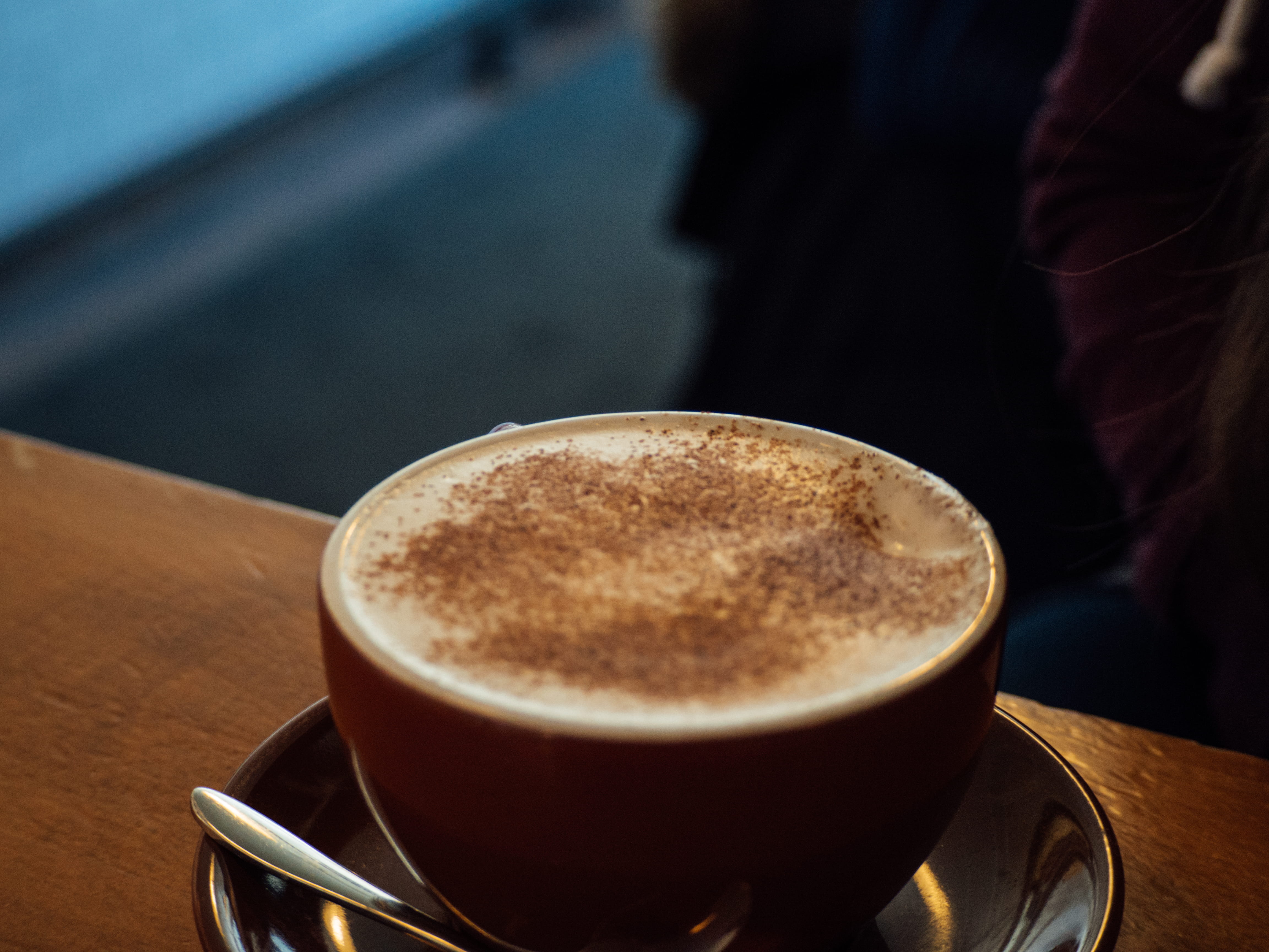 drink, food and drink, saucer, 4K, refreshment, crockery, frothy drink, freshness, focus on foreground, chai, café larue and fils, coffee cup, hot drink, HD Wallpaper