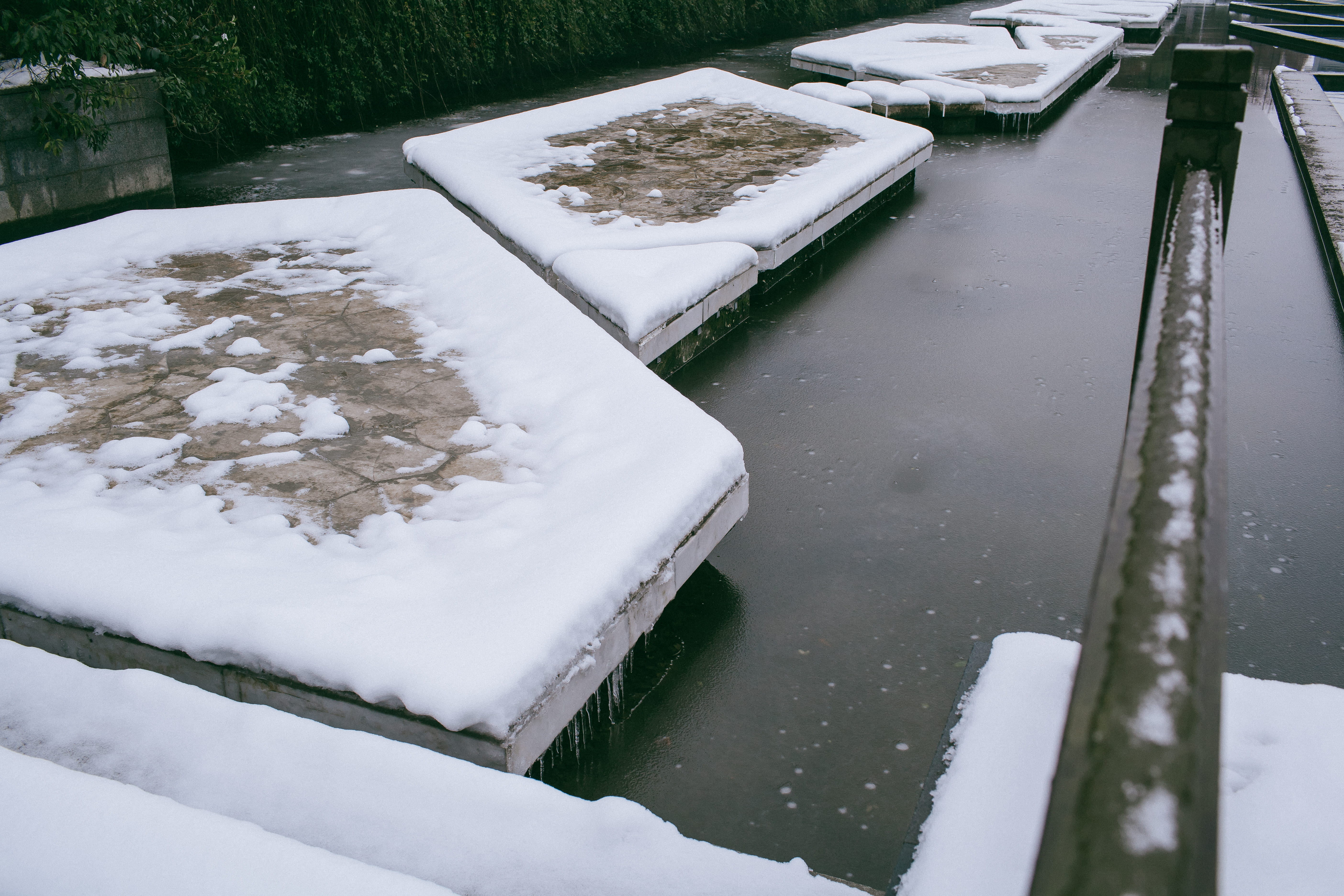 river, beauty in nature, frozen, reflection, polygon, lake, covering, 35mm, nature, white color, 5K, china, outdoors, tranquil scene, no people, cold temperature, HD Wallpaper