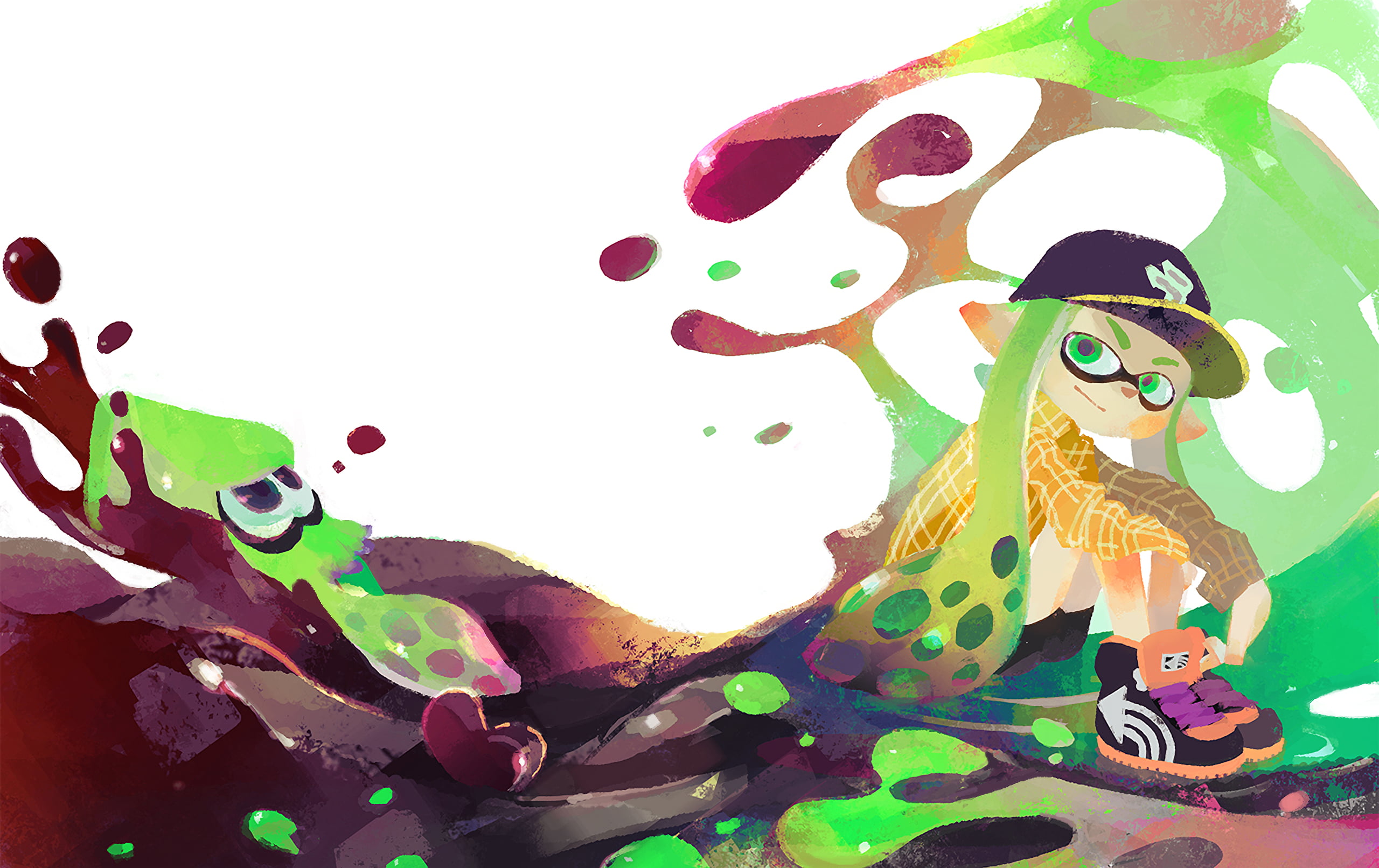 Splatoon, 2K, Video Game, HD Wallpaper