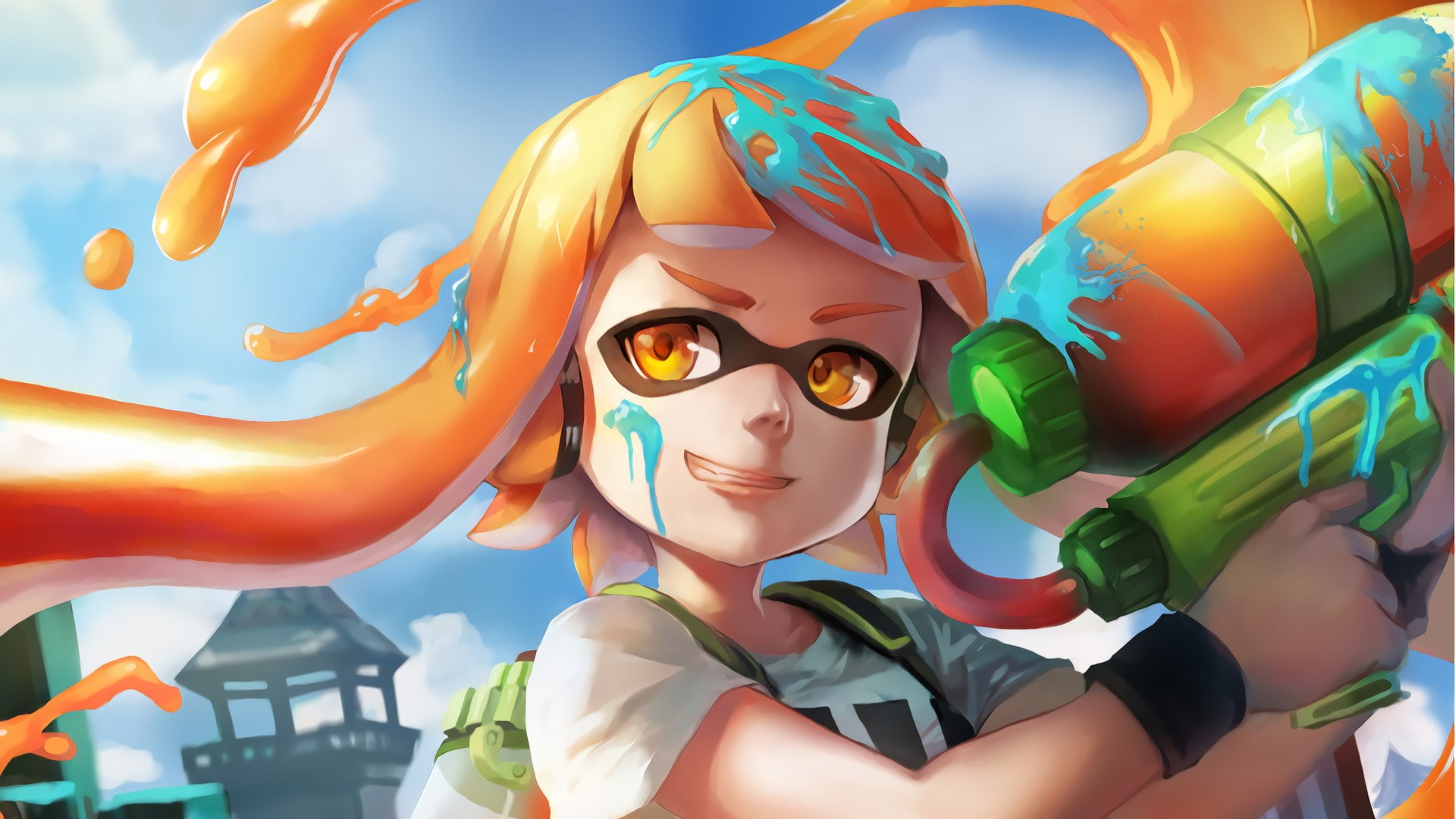 1080P, splatoon, HD Wallpaper