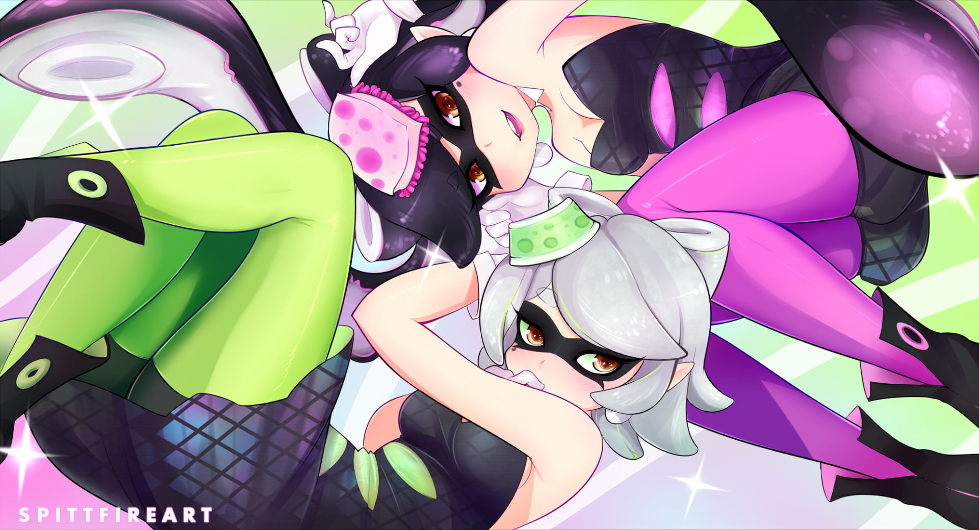 Callie (Splatoon), Marie (Splatoon), Video Game, 1080P, Splatoon, HD Wallpaper