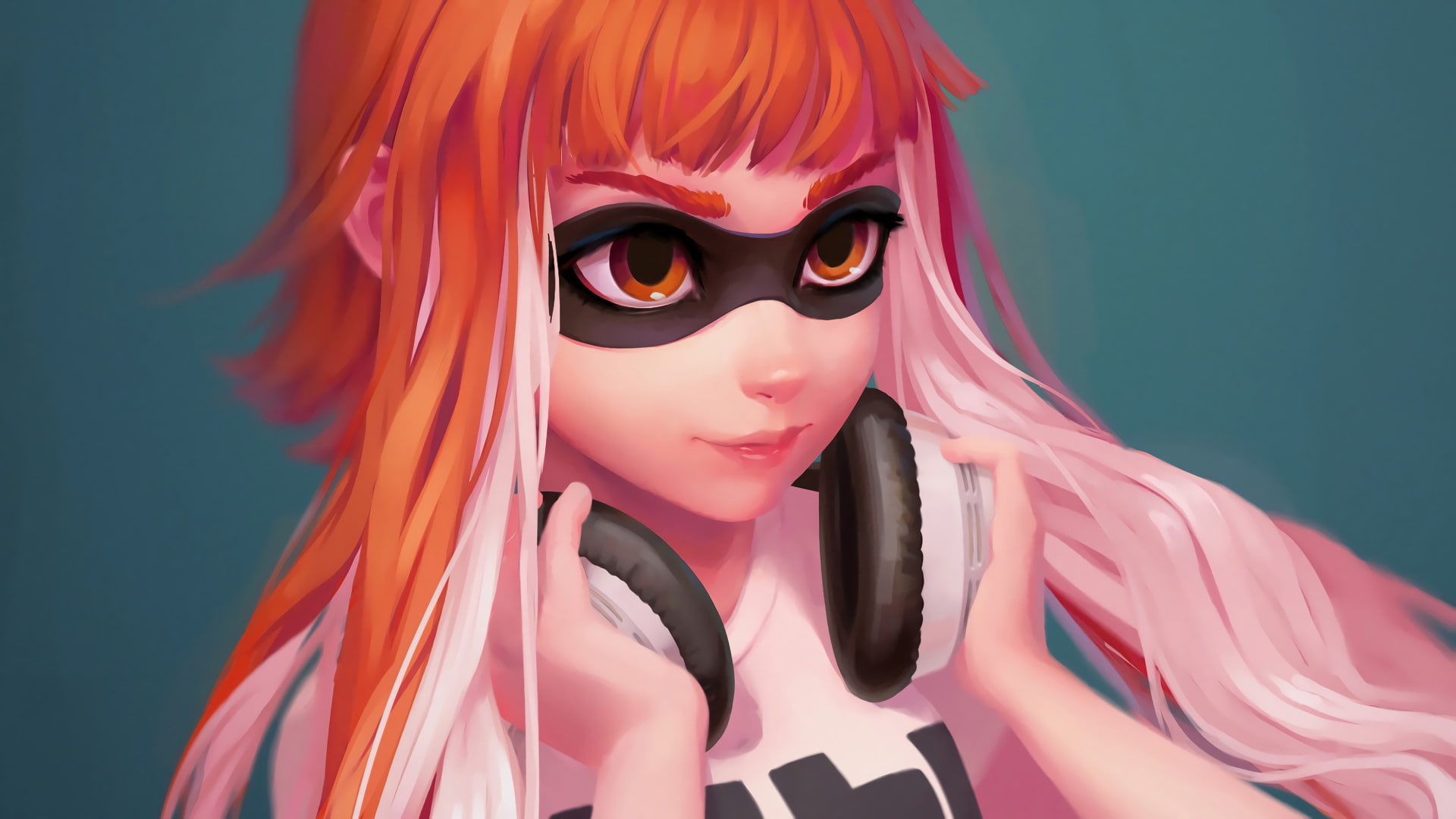 Headphones, Splatoon, Video Game, 1080P, HD Wallpaper