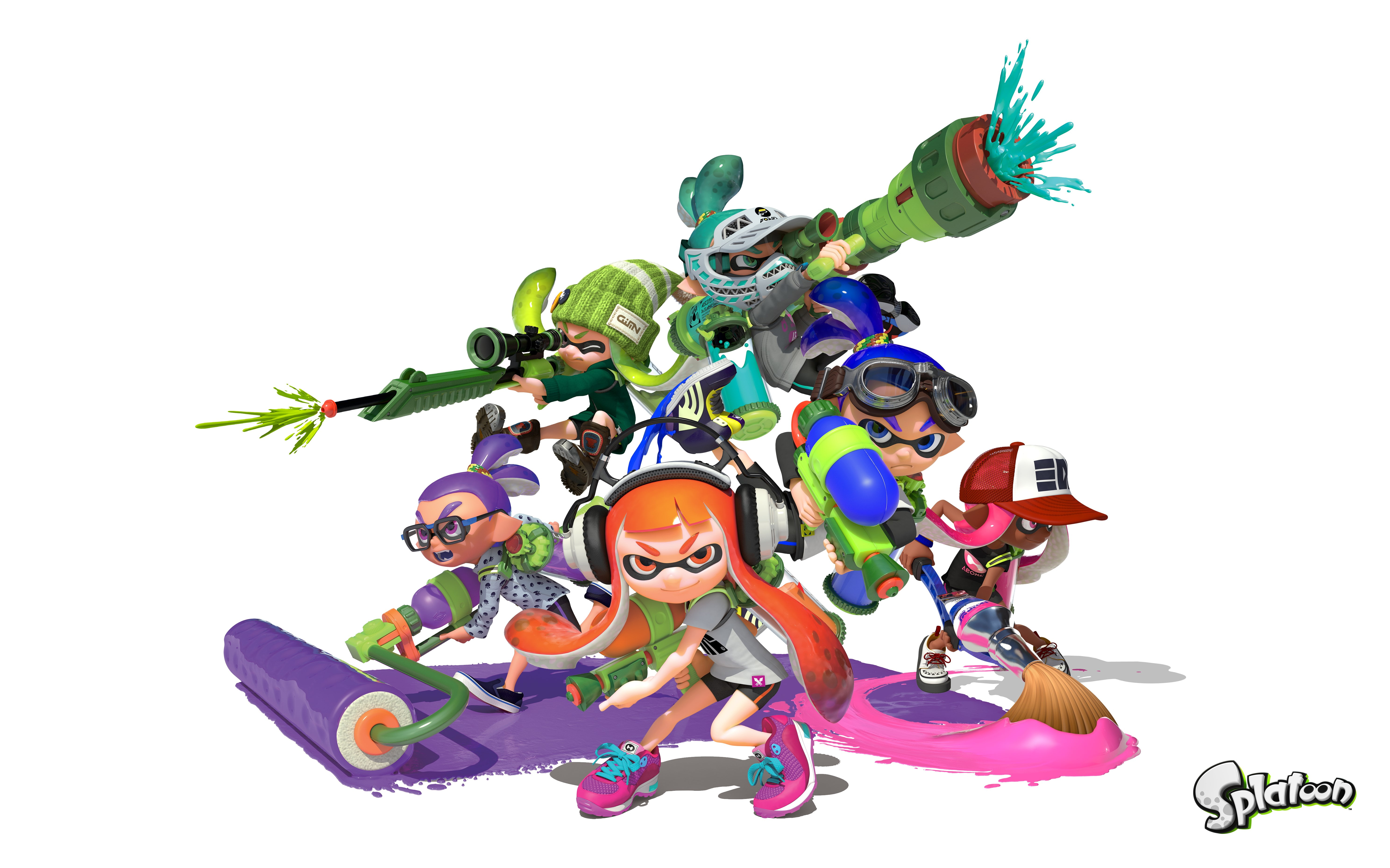 5K, splatoon, HD Wallpaper