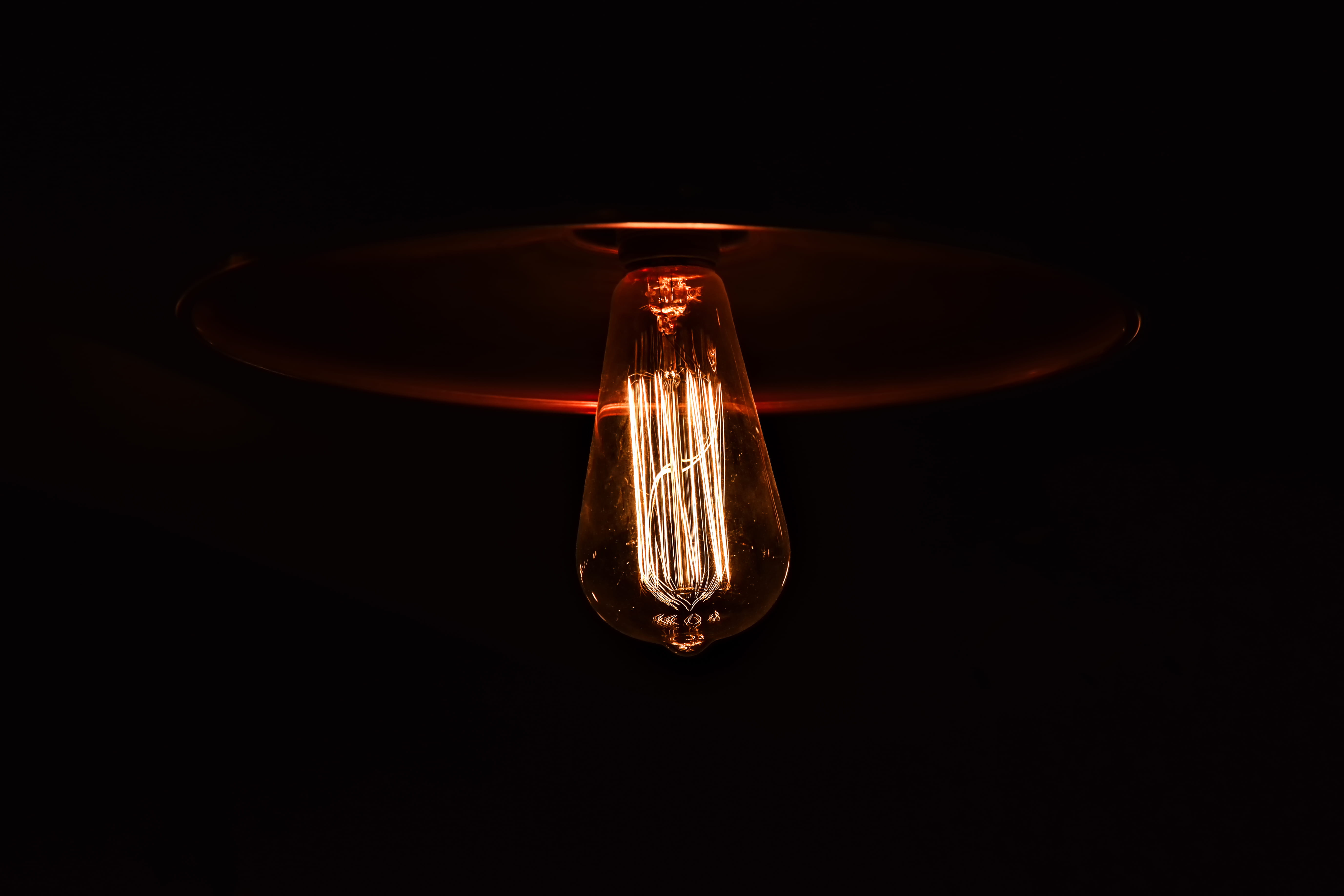 fuel and power generation, lamp, black Background, bulb, technology, single Object, power supply, shiny, illuminated, studio shot, dark, no people, glowing, HD Wallpaper