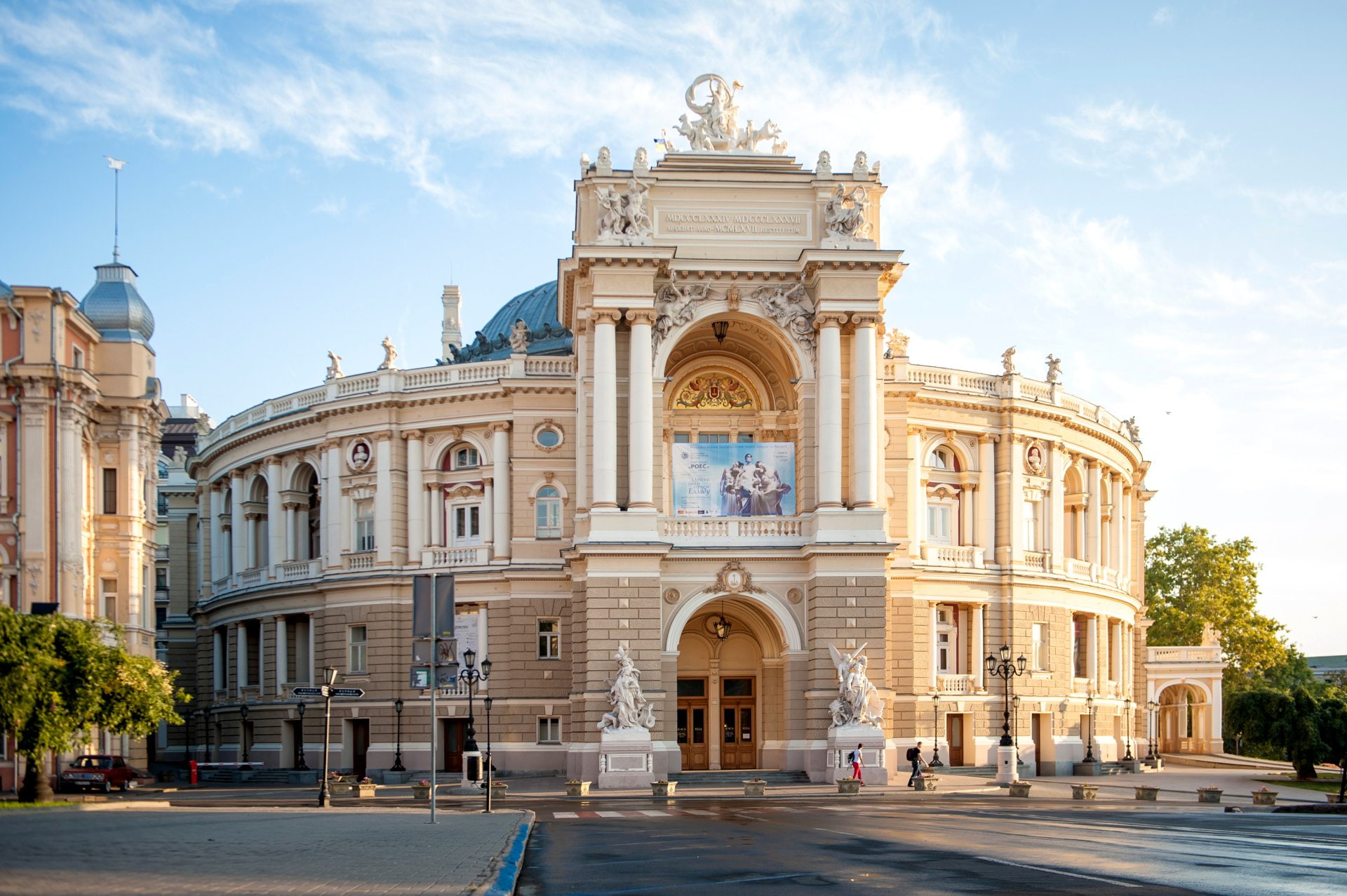 Sculpture, Odessa, Buildings, 1080P, Building, Architecture, Ukraine, HD Wallpaper