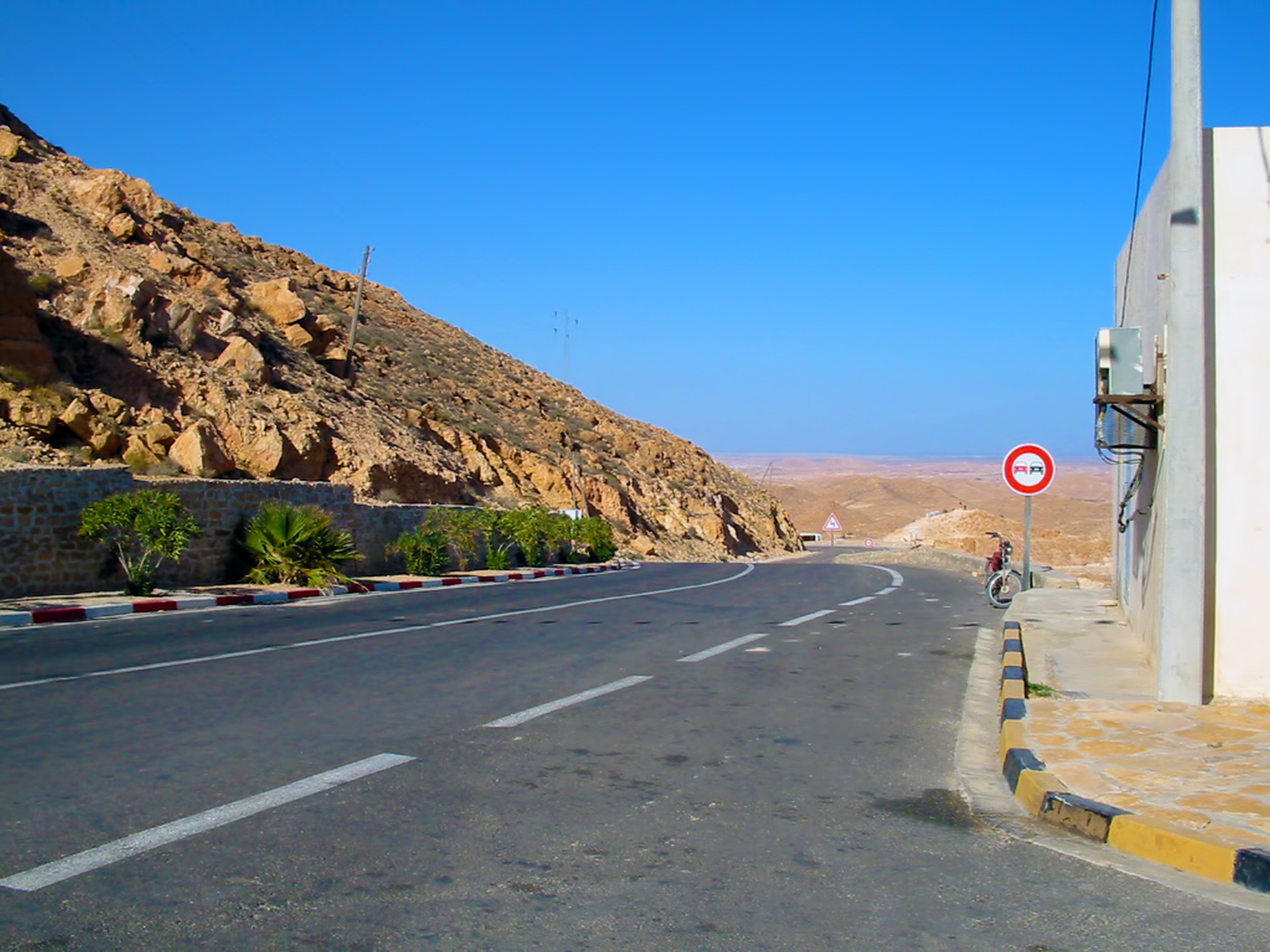 bush, symbol, the way forward, outdoors, nature, road sign, the republic of tunisia, day, 2K, city, mode of transportation, road marking, guidance, road, HD Wallpaper
