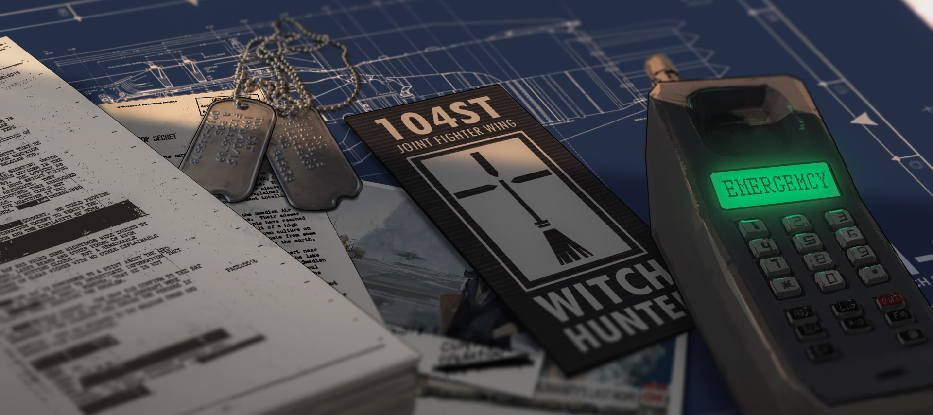 Dog Tag, Anime, 1080P, Original, Blueprint, HD Wallpaper