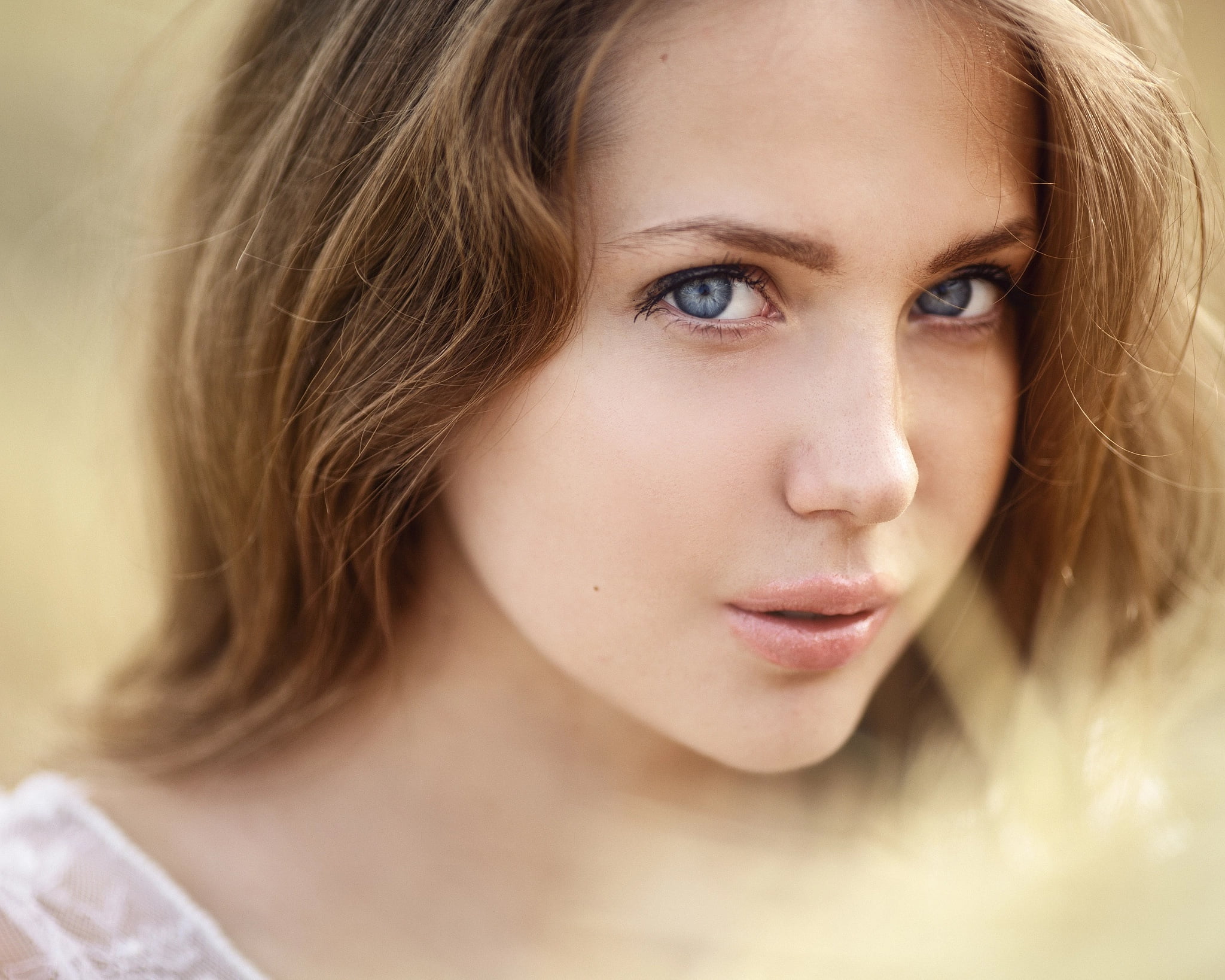 portrait, Sergey Sorokin, girl, look, 1080P, HD Wallpaper