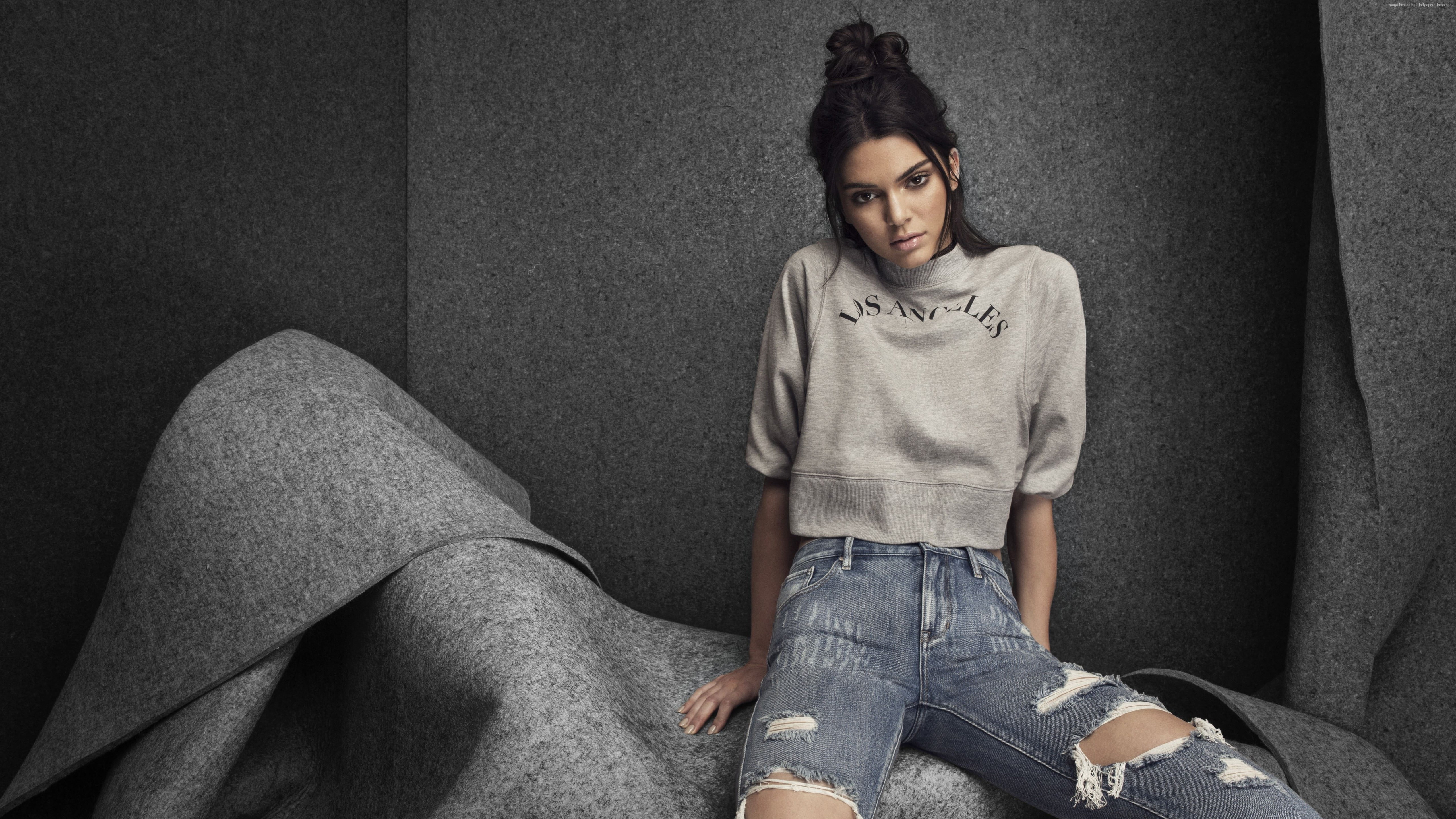 5K, beauty, Kendall Jenner, photo, 5K, HD Wallpaper