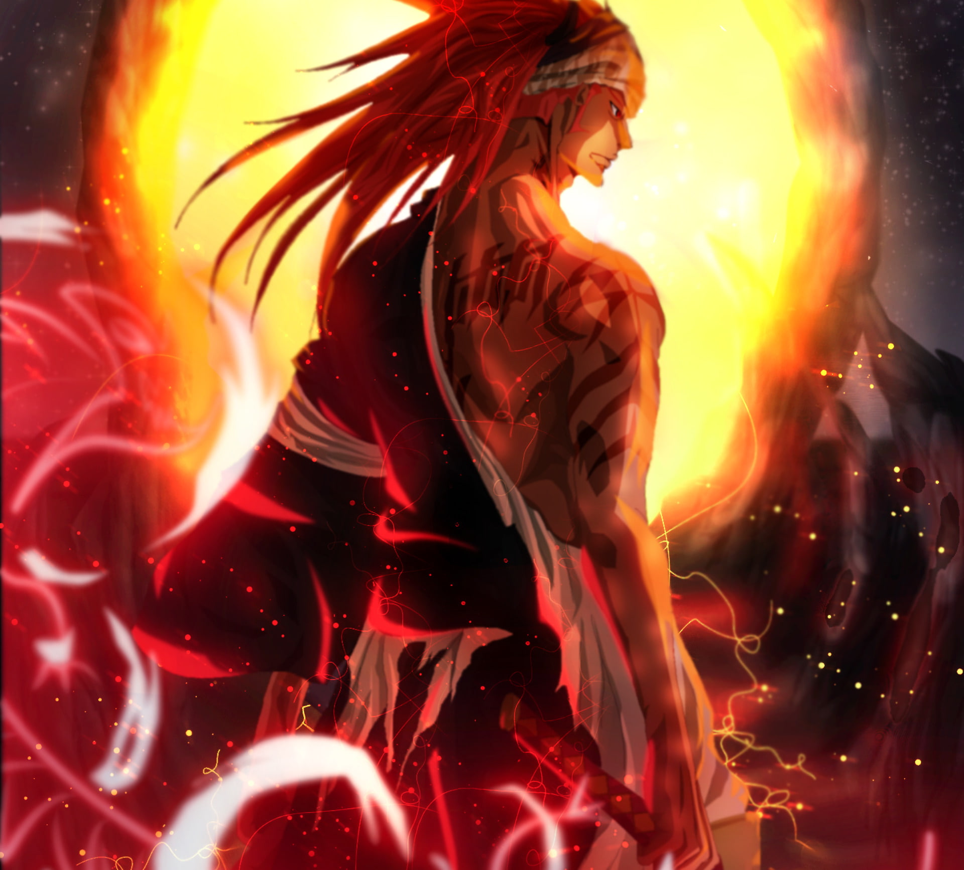 Renji Abarai, 1080P, Bleach, HD Wallpaper